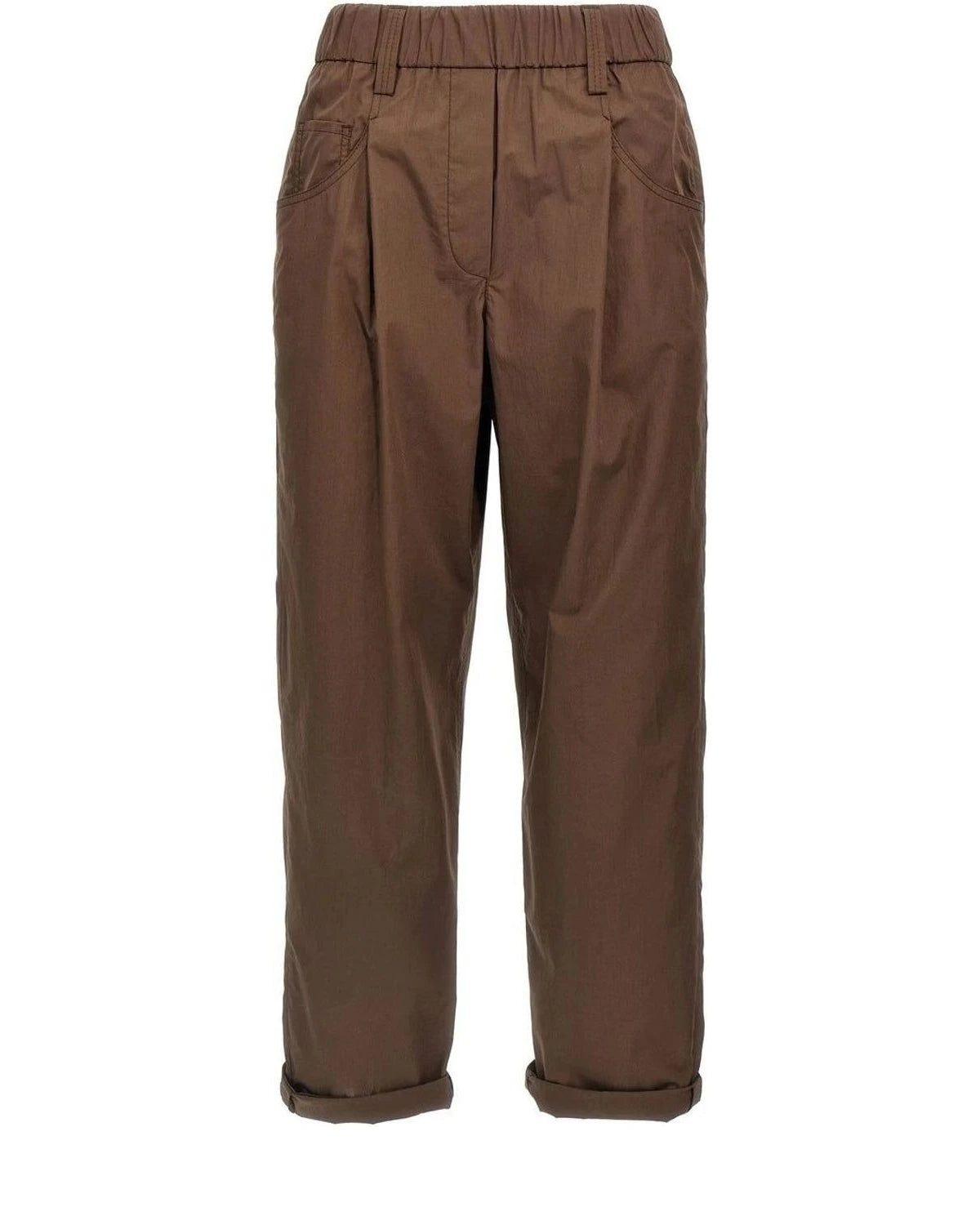 Brunello Cucinelli Chino in brown, Cotton