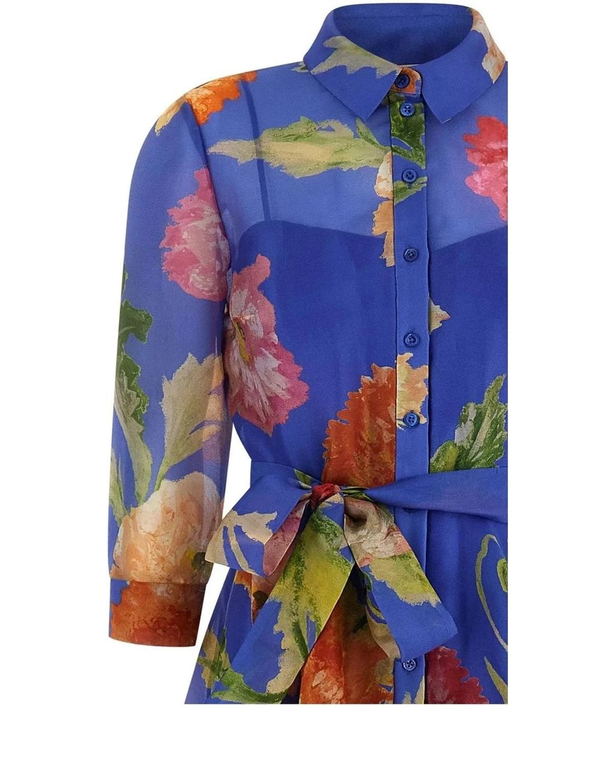 Carolina Herrera Dresse in blue, Silk — view 3