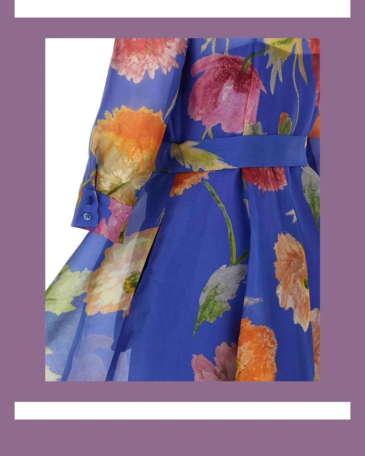 Carolina Herrera Dresse in blue, Silk — view 4