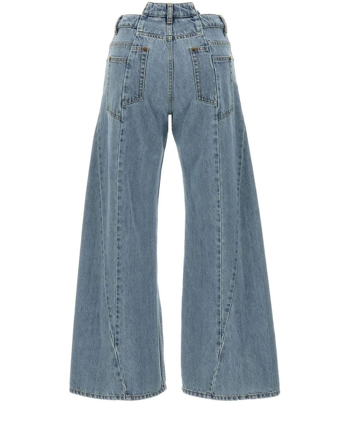 Maison Margiela Jean in blue, Cotton — view 2