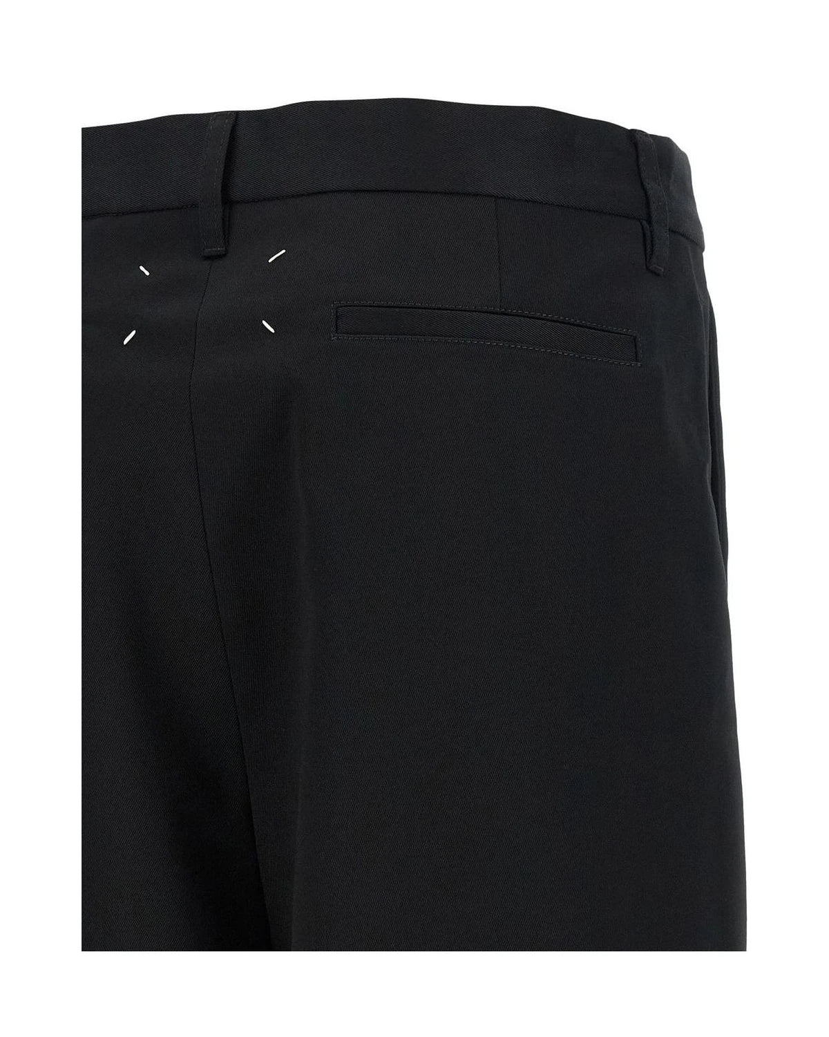 Maison Margiela Short Trouser in black, Cotton — view 4