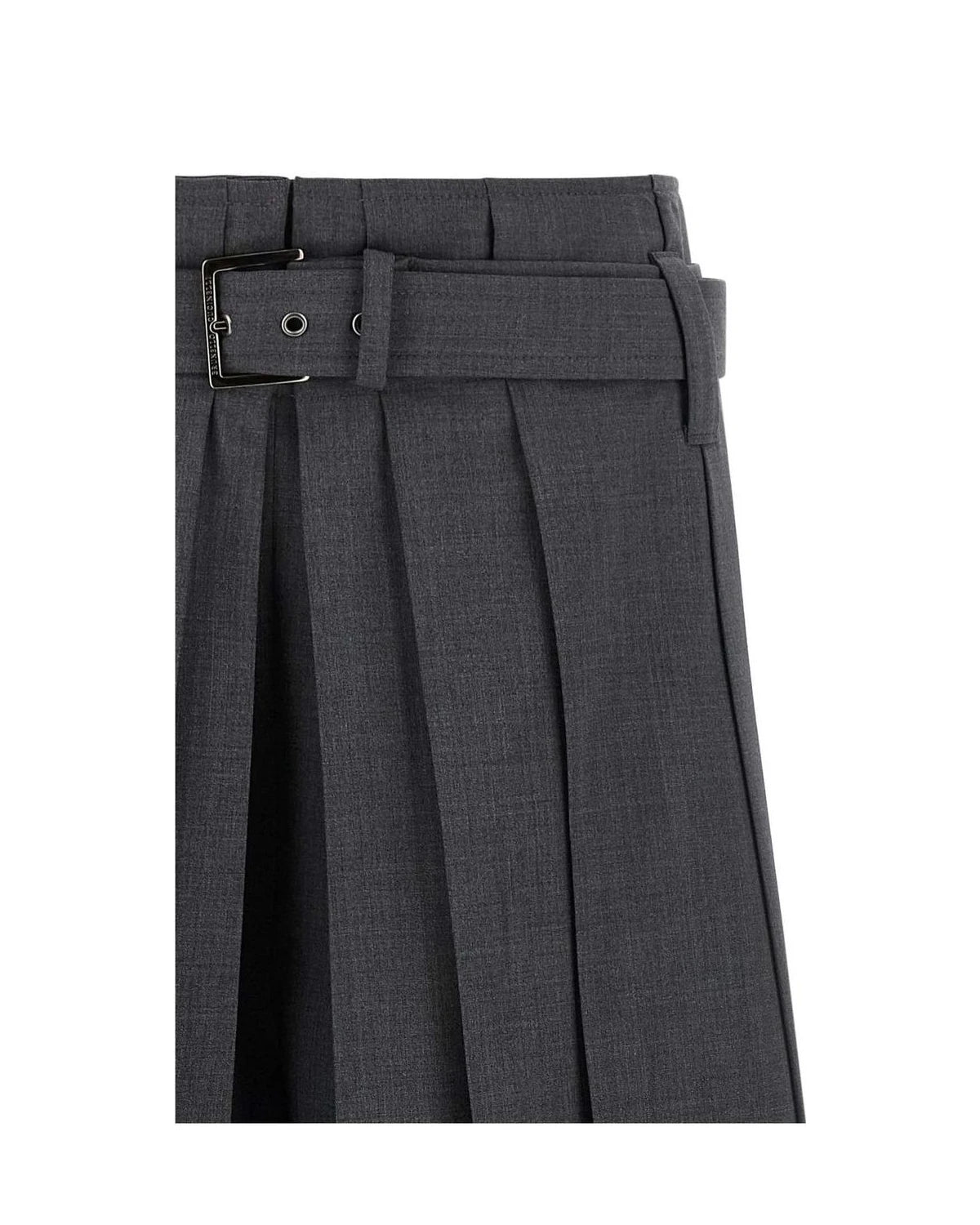 Brunello Cucinelli Short Trouser in gray, Virgin Wool — view 3