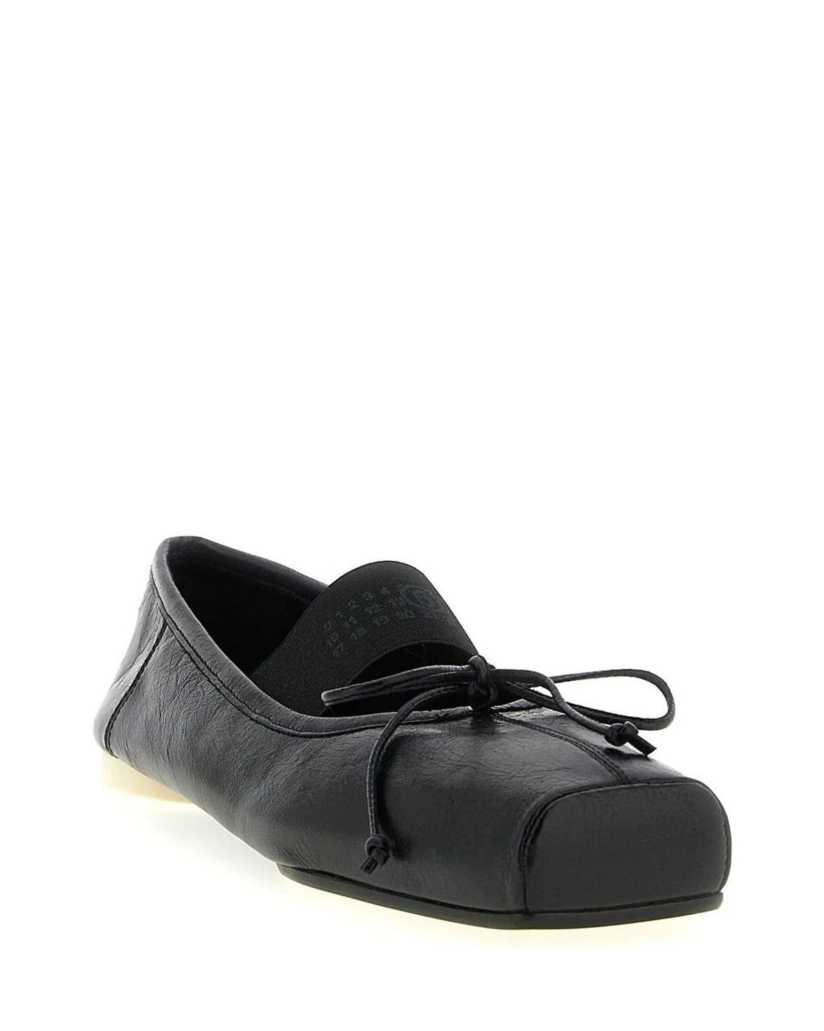 MM6 Maison Margiela Black Ballet Flats