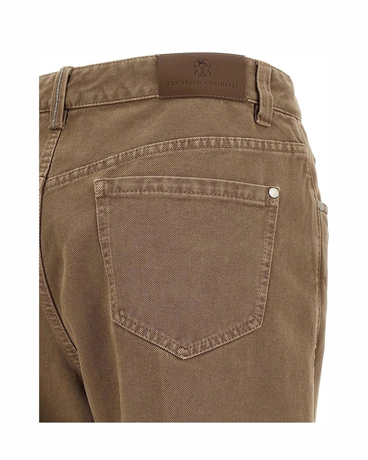 Brunello Cucinelli Jean in beige, Cotton — view 4