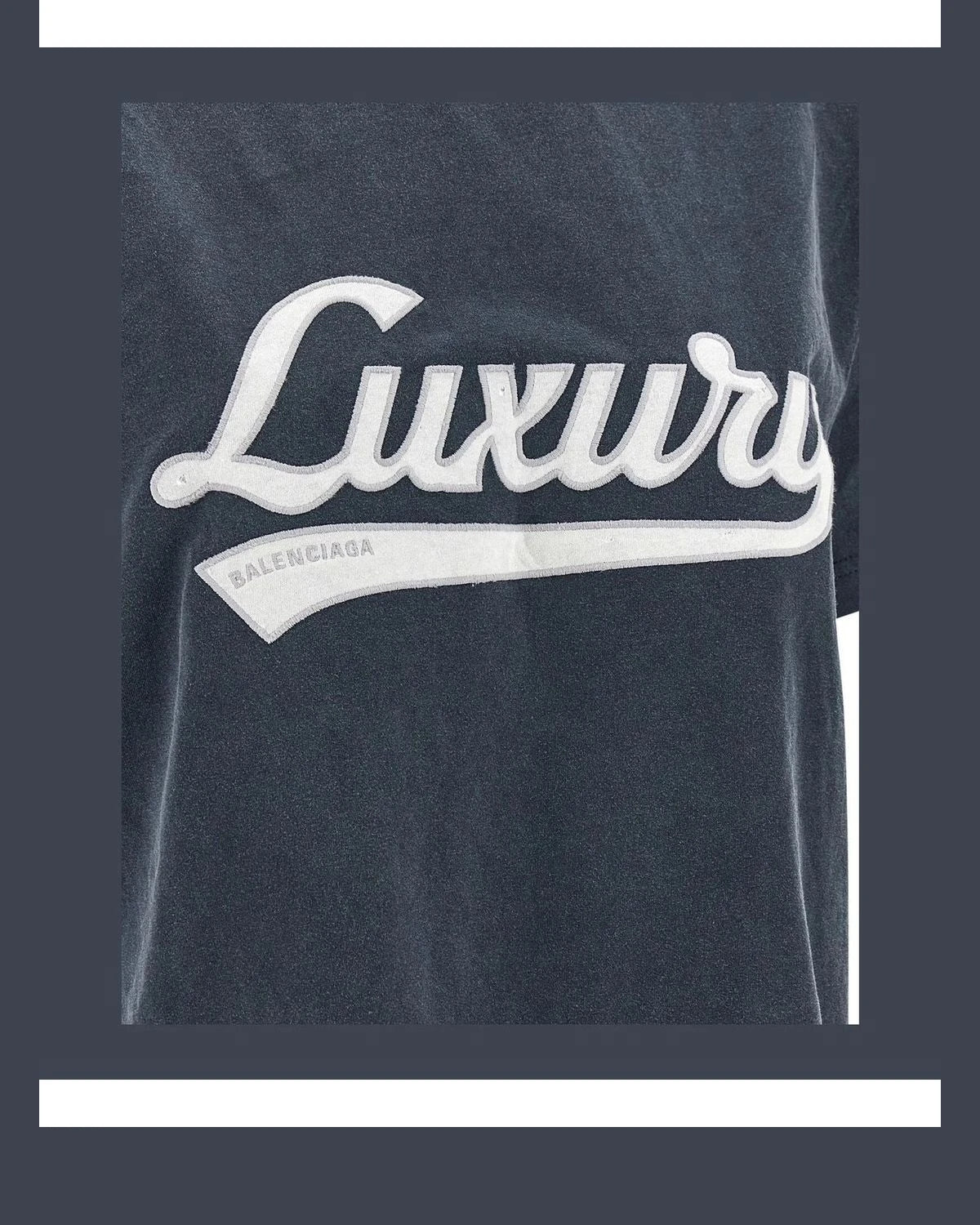 Balenciaga T-Shirt in blue, Cotton — view 4