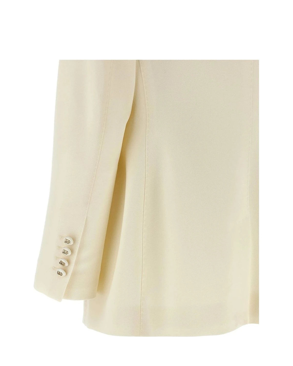Dolce & Gabbana Blazer in white, Virgin Wool — view 4