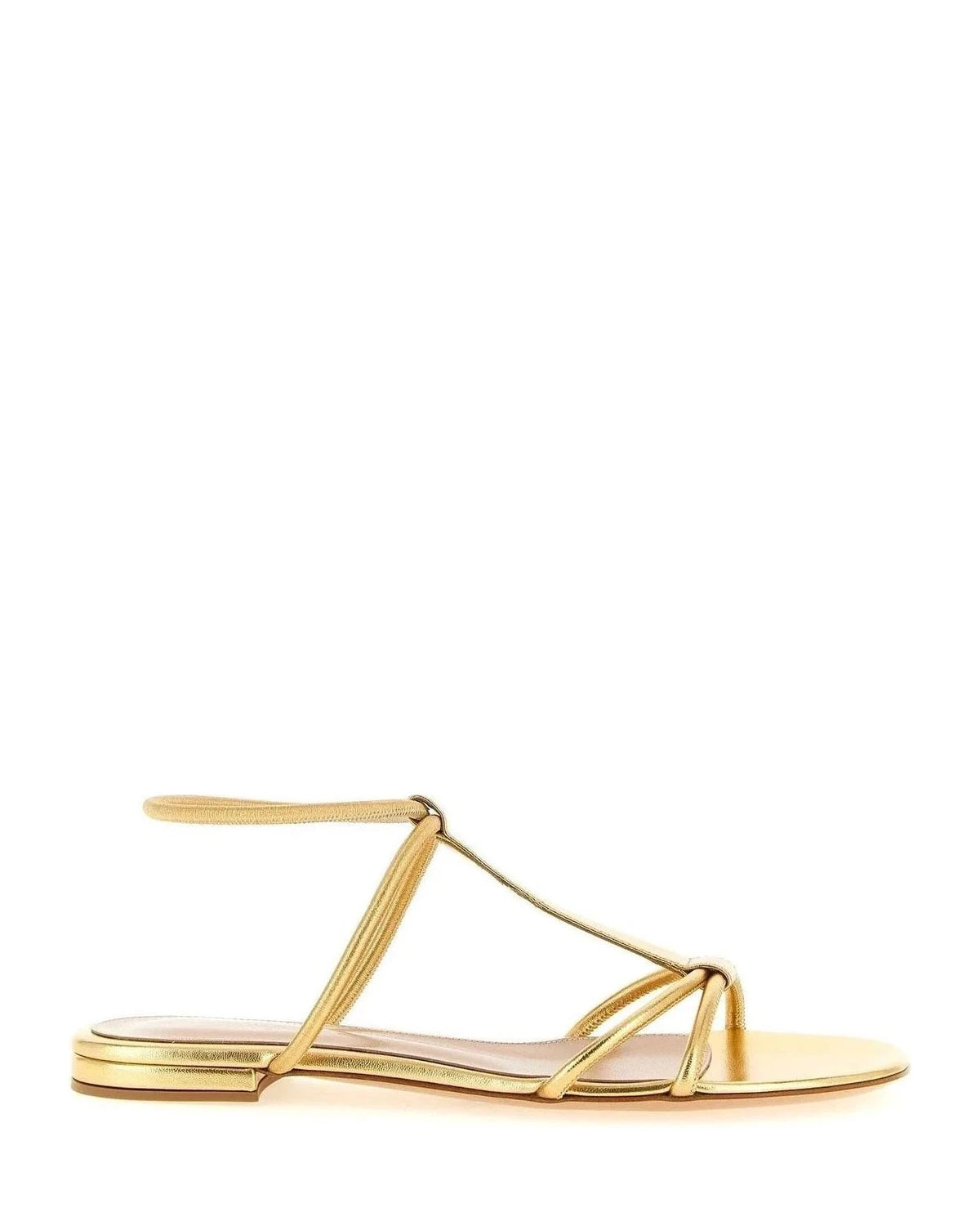 Gianvito Rossi Gold Sandals