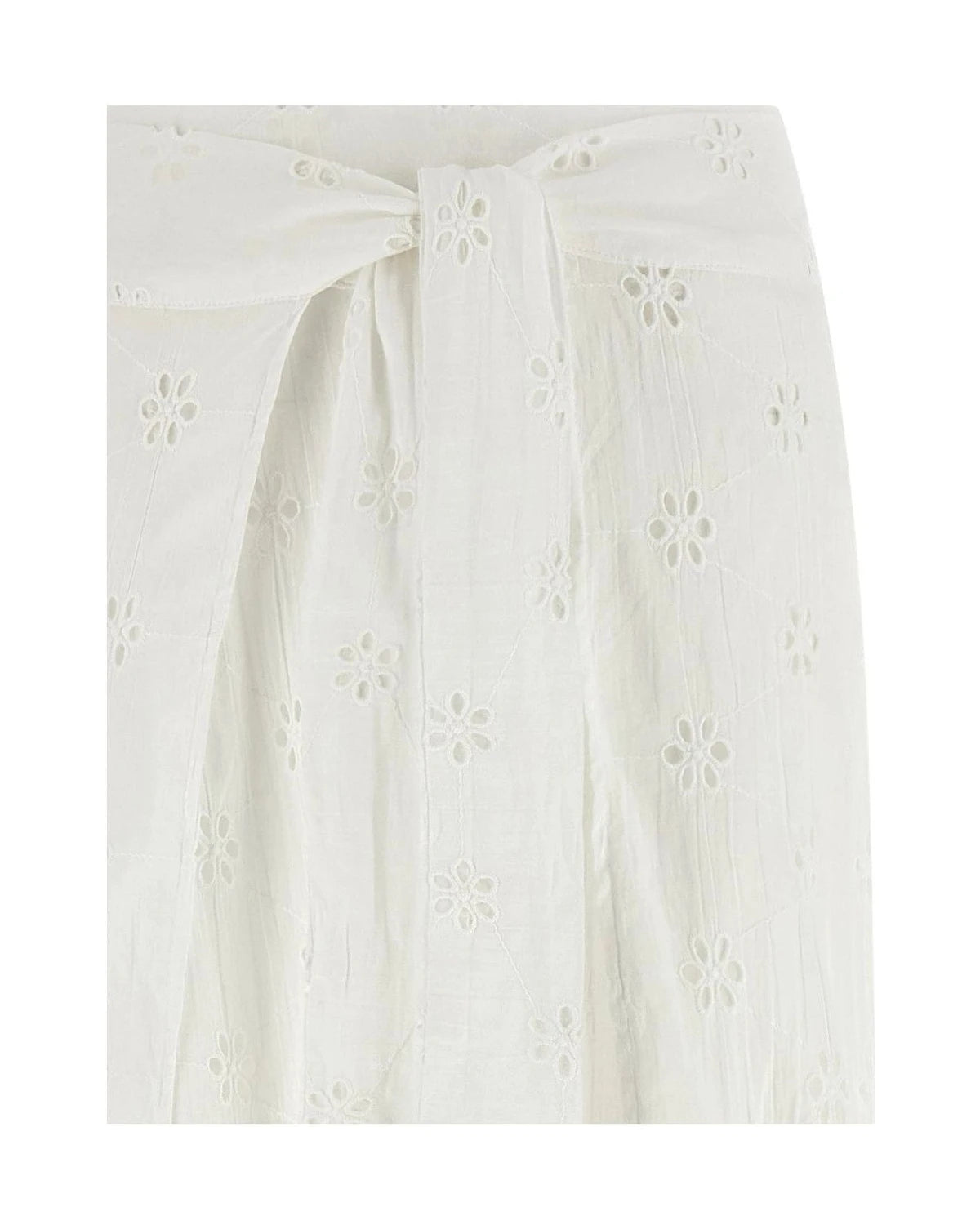 Polo Ralph Lauren Palazzo Pant in white, Cotton — view 3