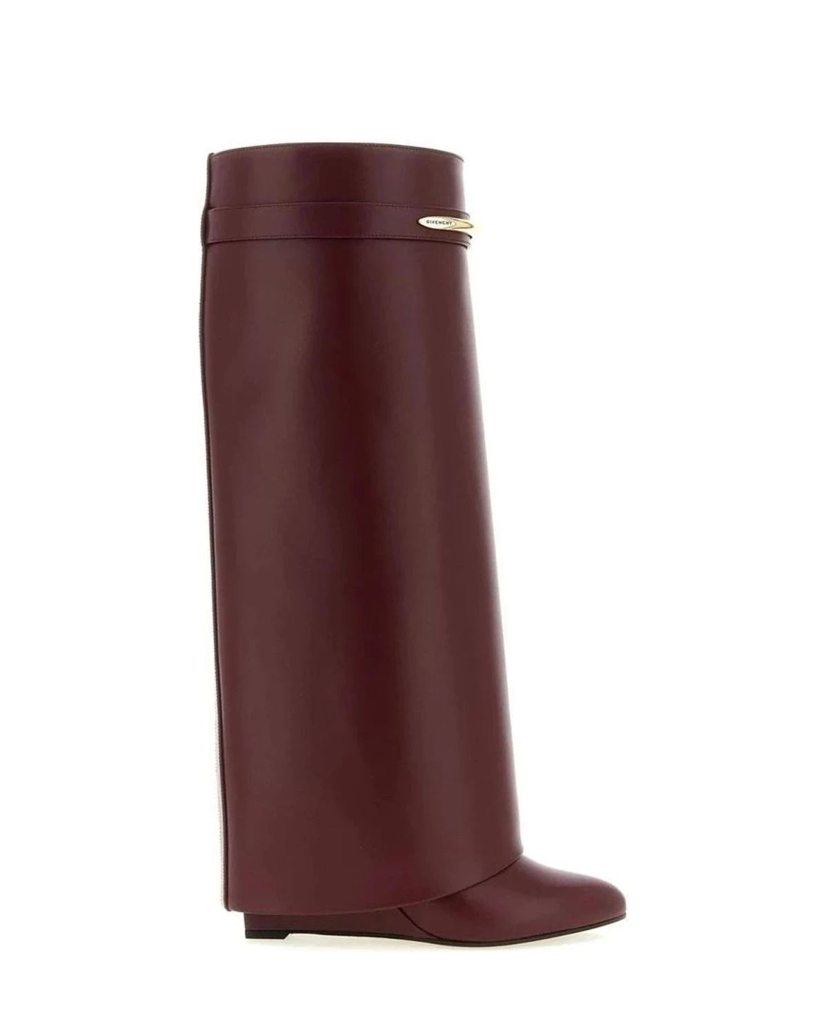 Givenchy Burgundy Knee High Boots