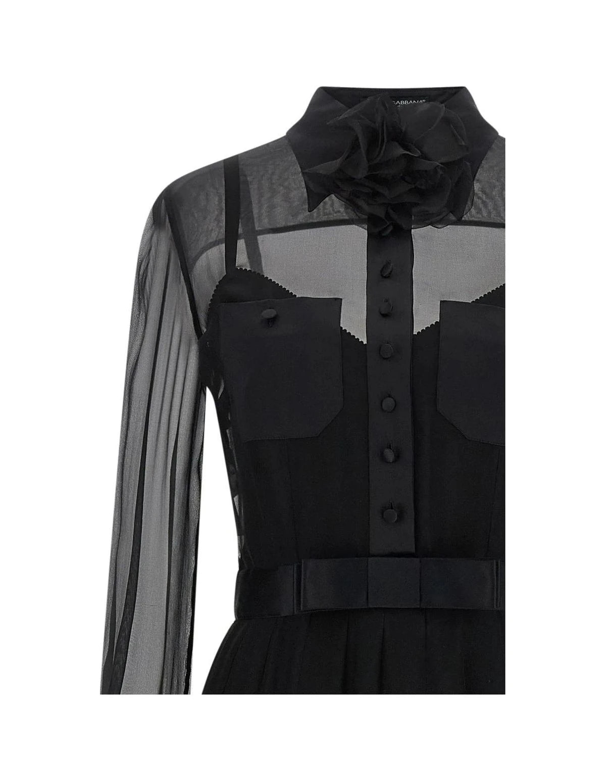 Dolce & Gabbana Dresse in black, Silk — view 3