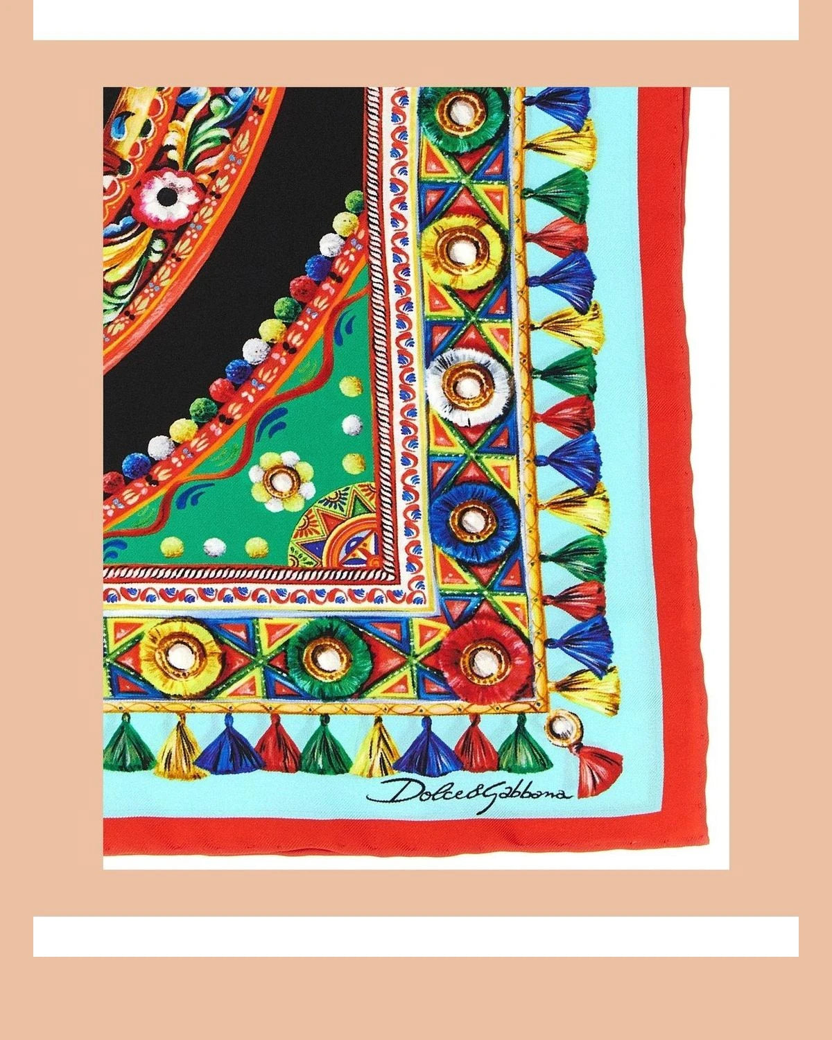 Dolce & Gabbana Scarves & Shawl in multicolor, Silk — view 2