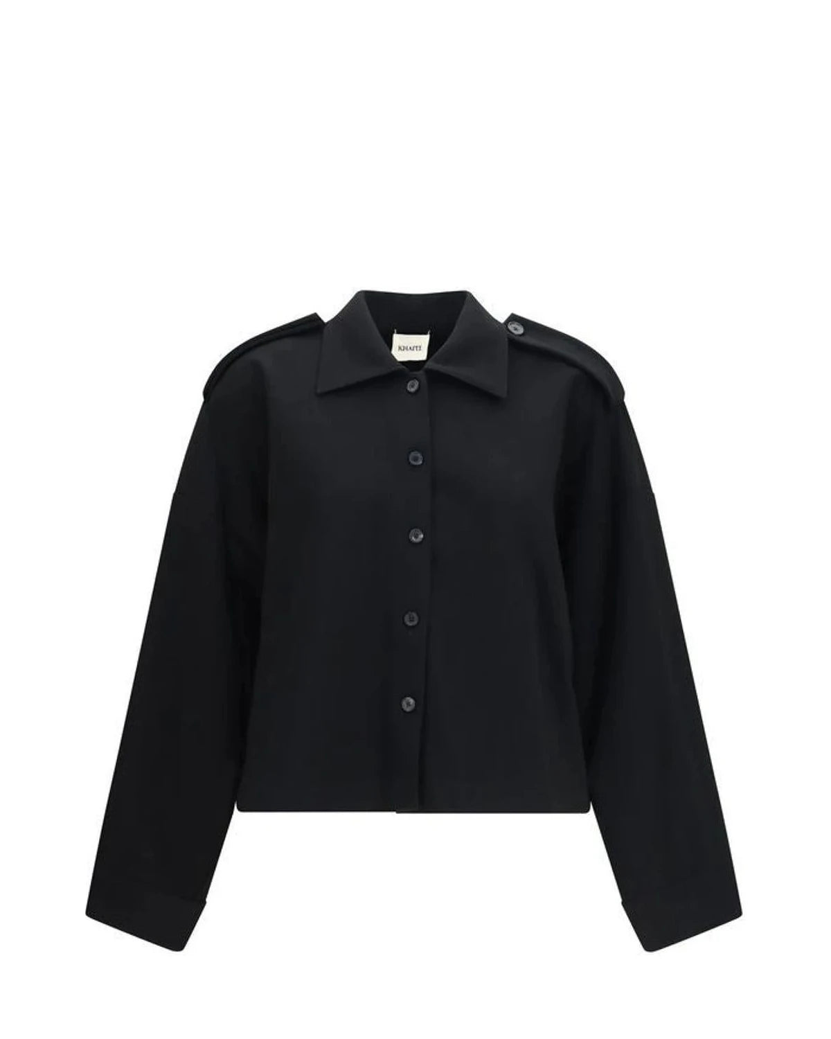 Khaite Dress Shirt in black, Acetate