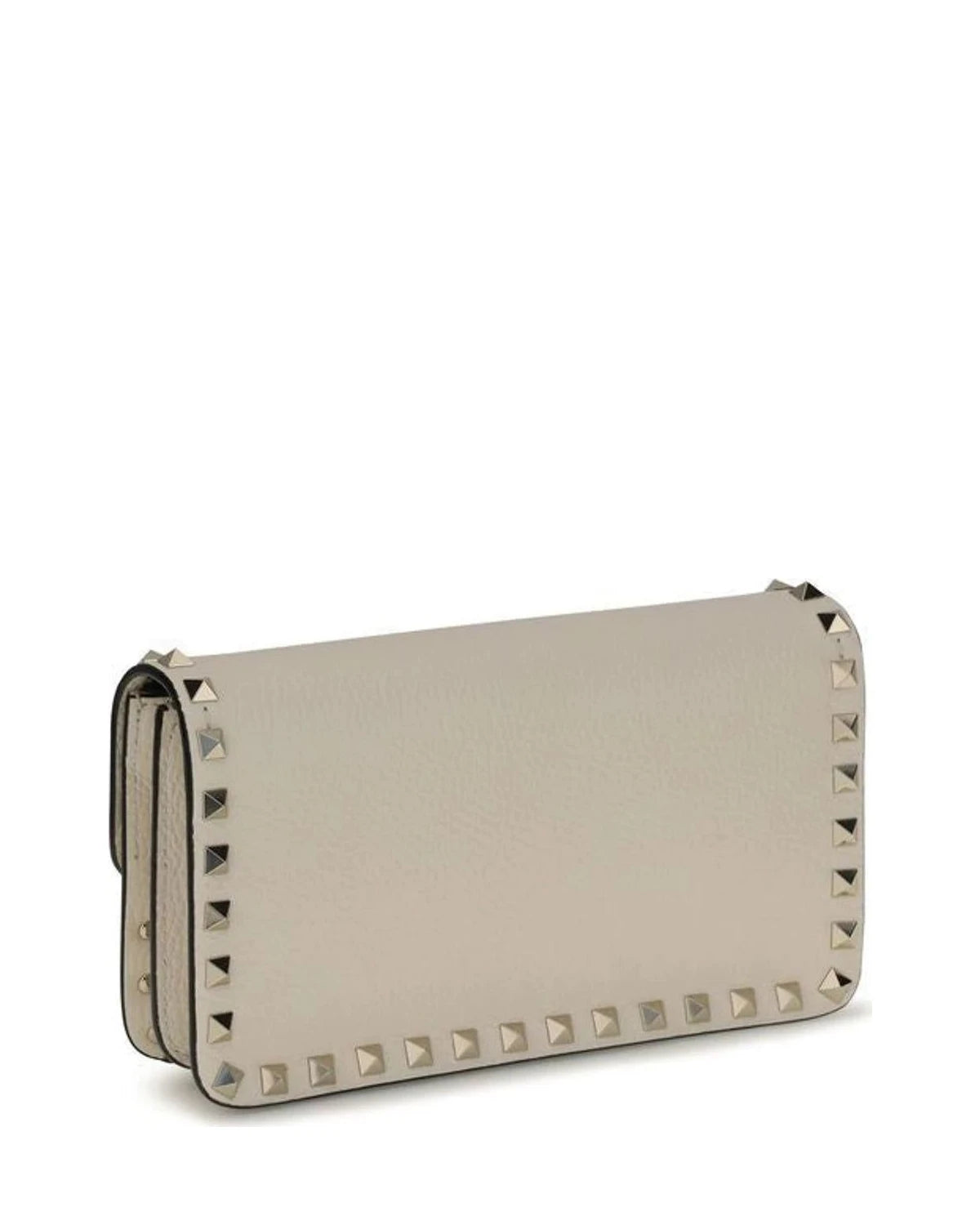 Valentino Garavani Clutch Bag in beige, Calf Leather — view 3