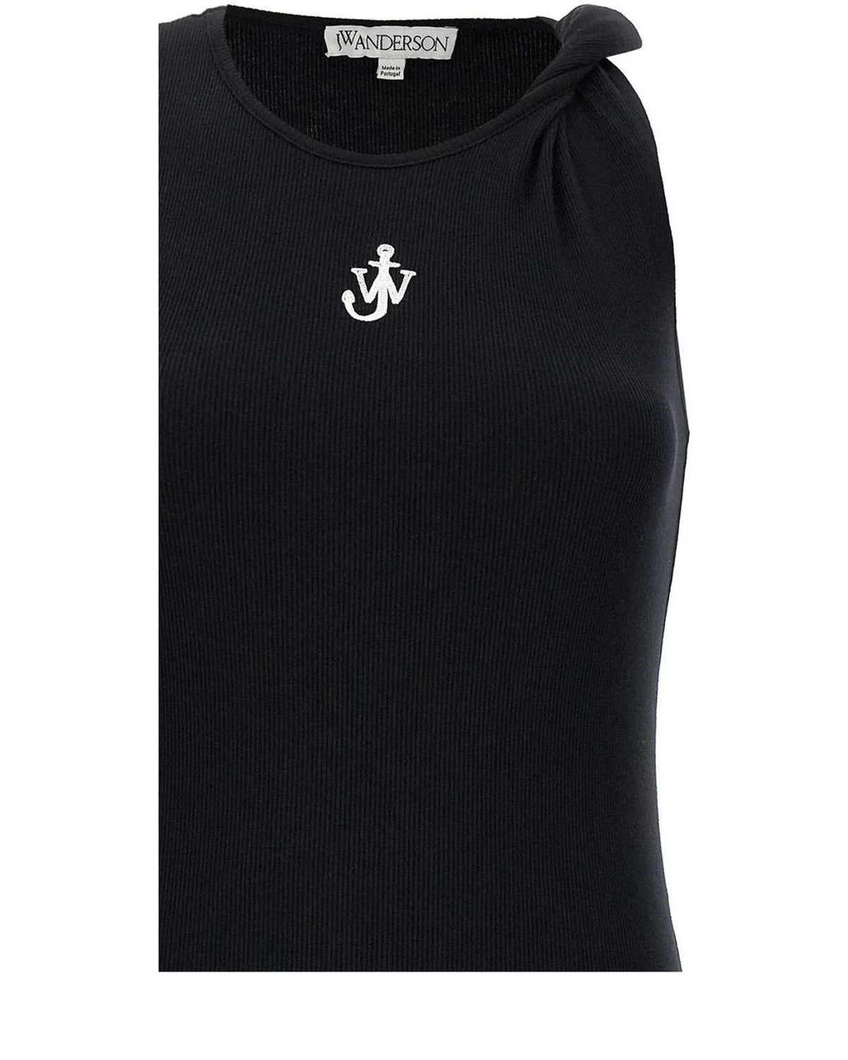 JW Anderson Dresse in black, Cotton — view 3