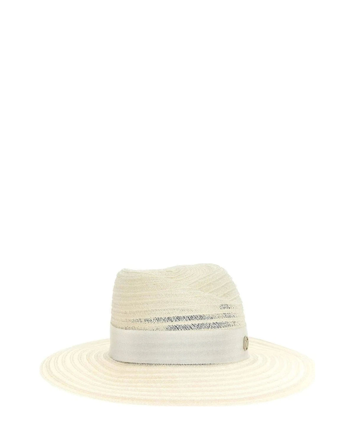 Maison Michel Panama Hat in white, Hemp — view 2