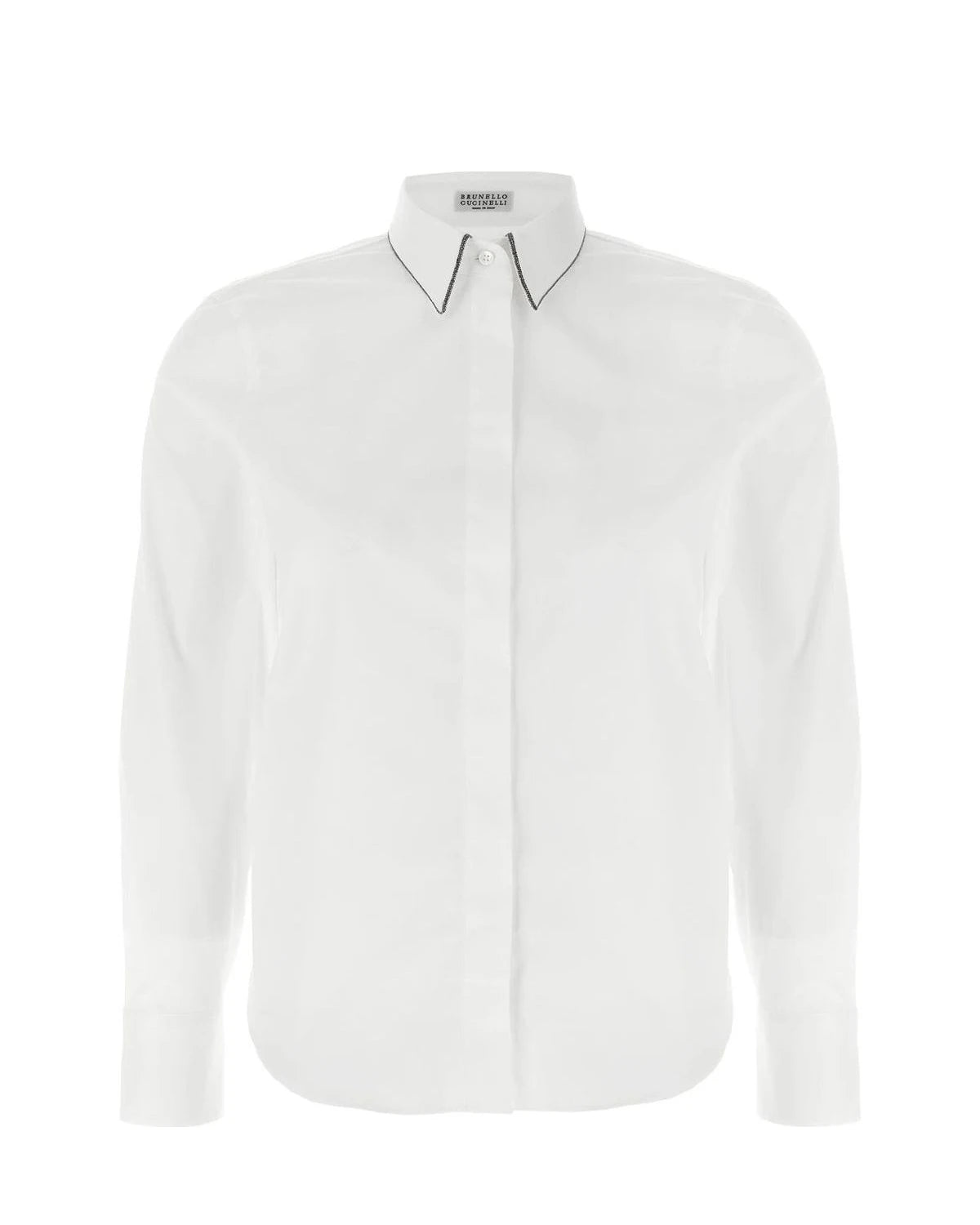 Brunello Cucinelli Dress Shirt in white, Cotton