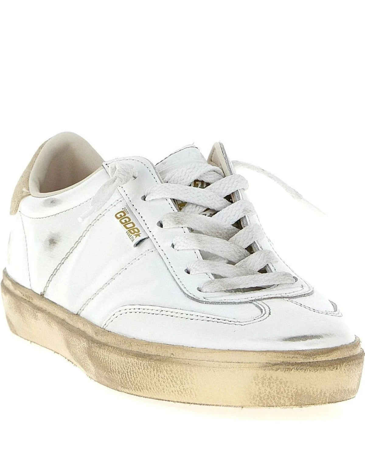 Golden Goose Cowhide White Sneakers