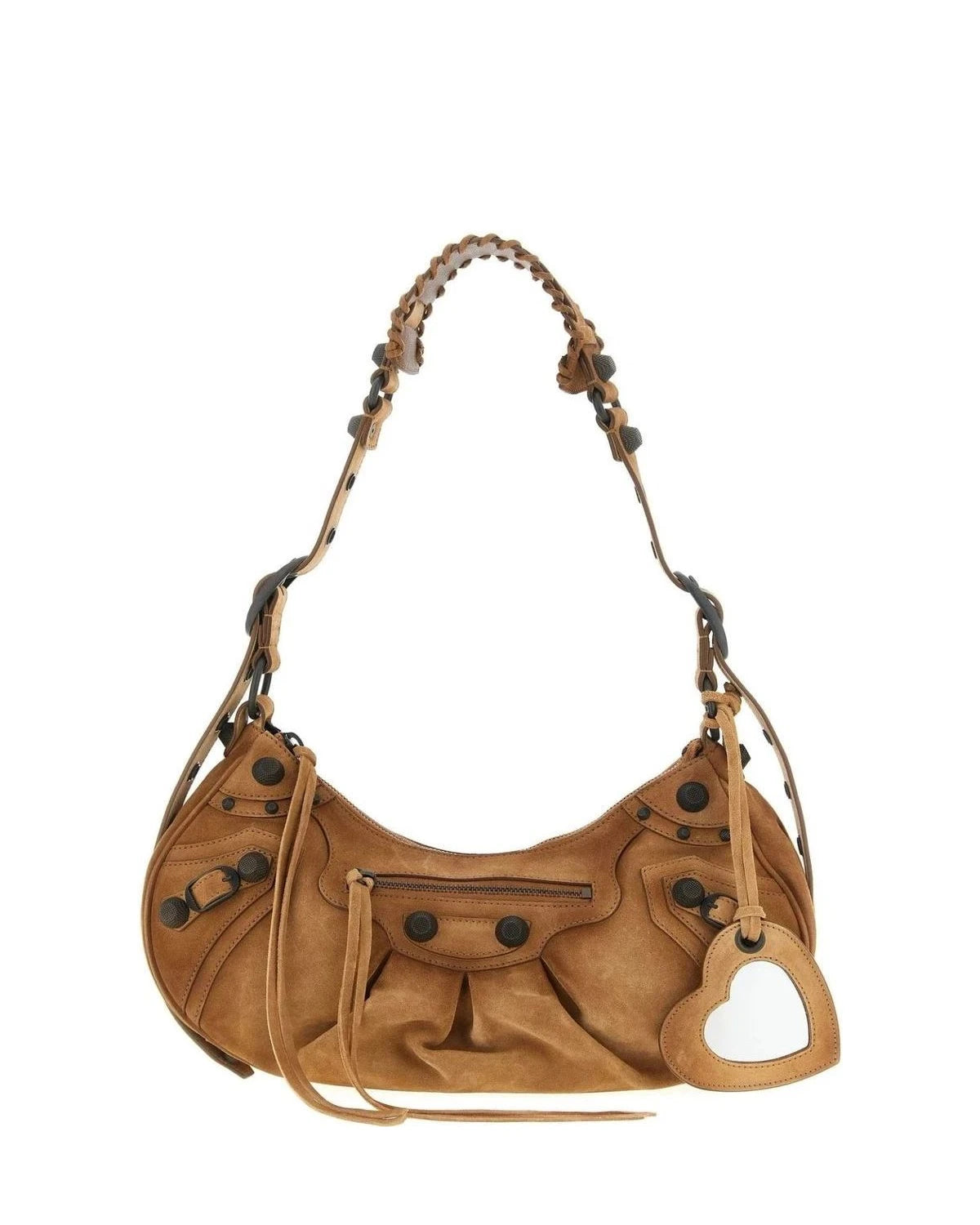 Balenciaga Shoulder Bag in brown, Calfskin Leather