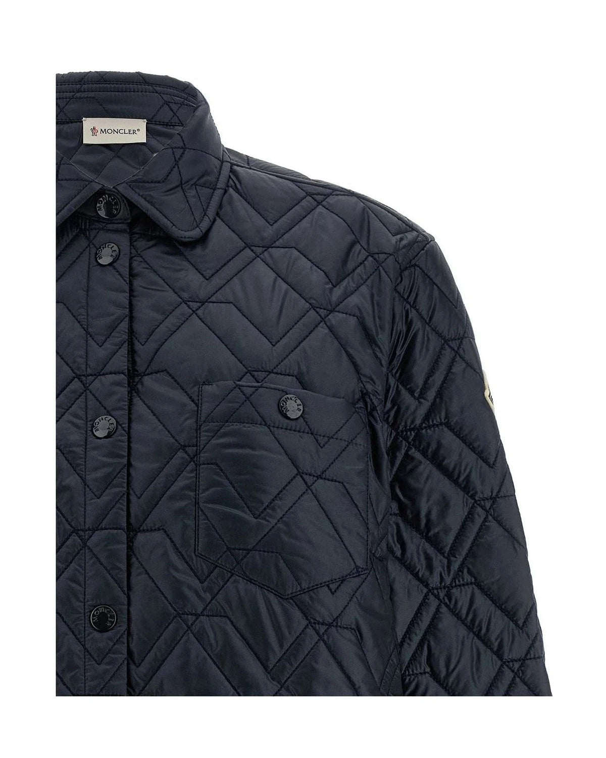 Moncler Puffer Jacket in blue, Polyamide — view 3