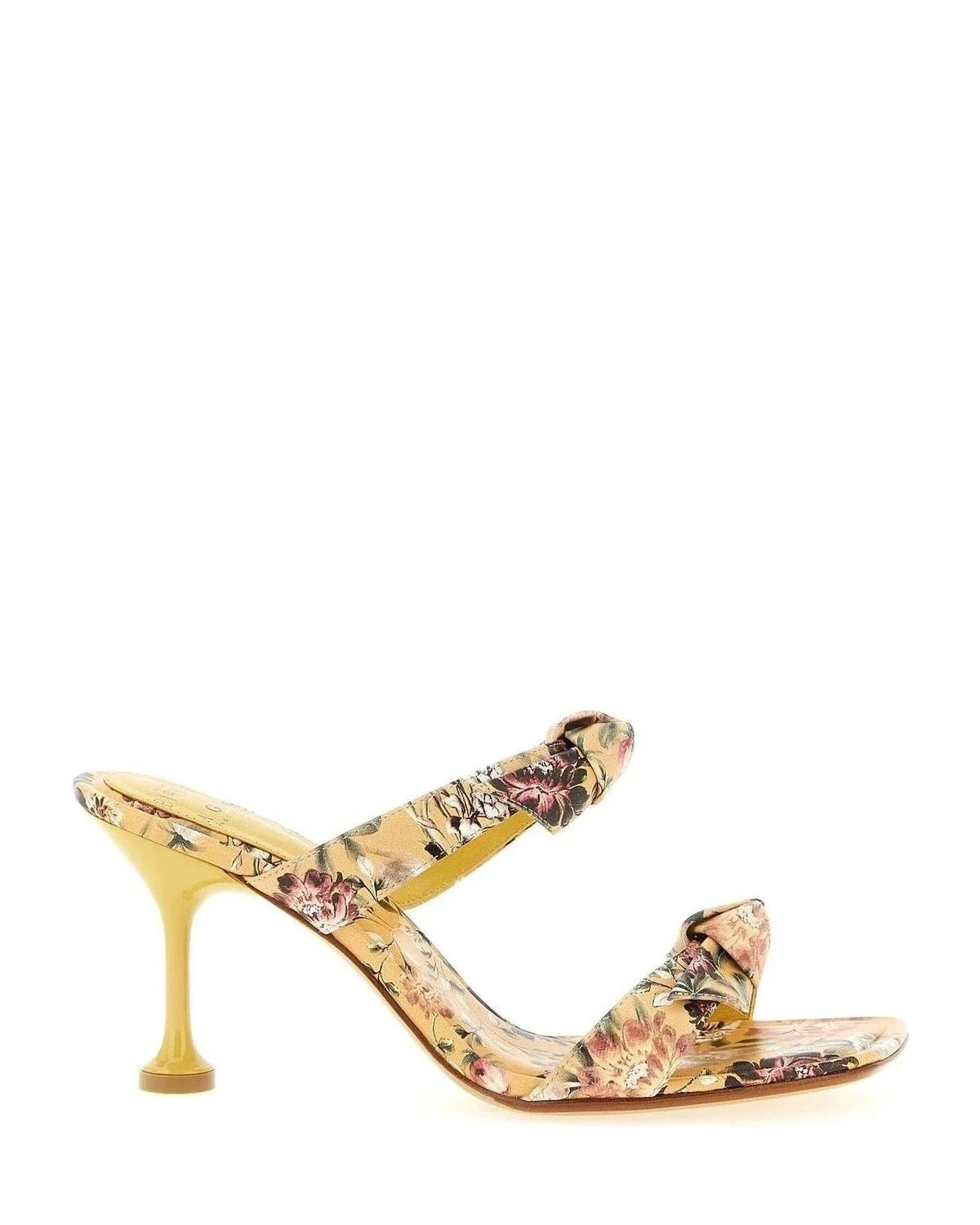 Alexandre Birman Cowhide Beige Stiletto Sandals