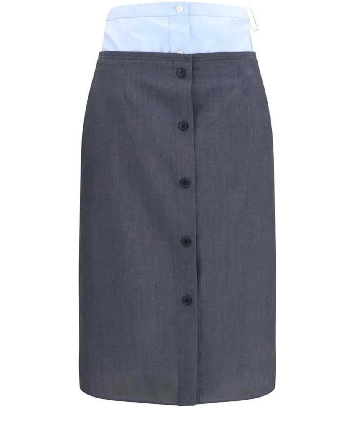 Prada Skirt in gray, Cotton