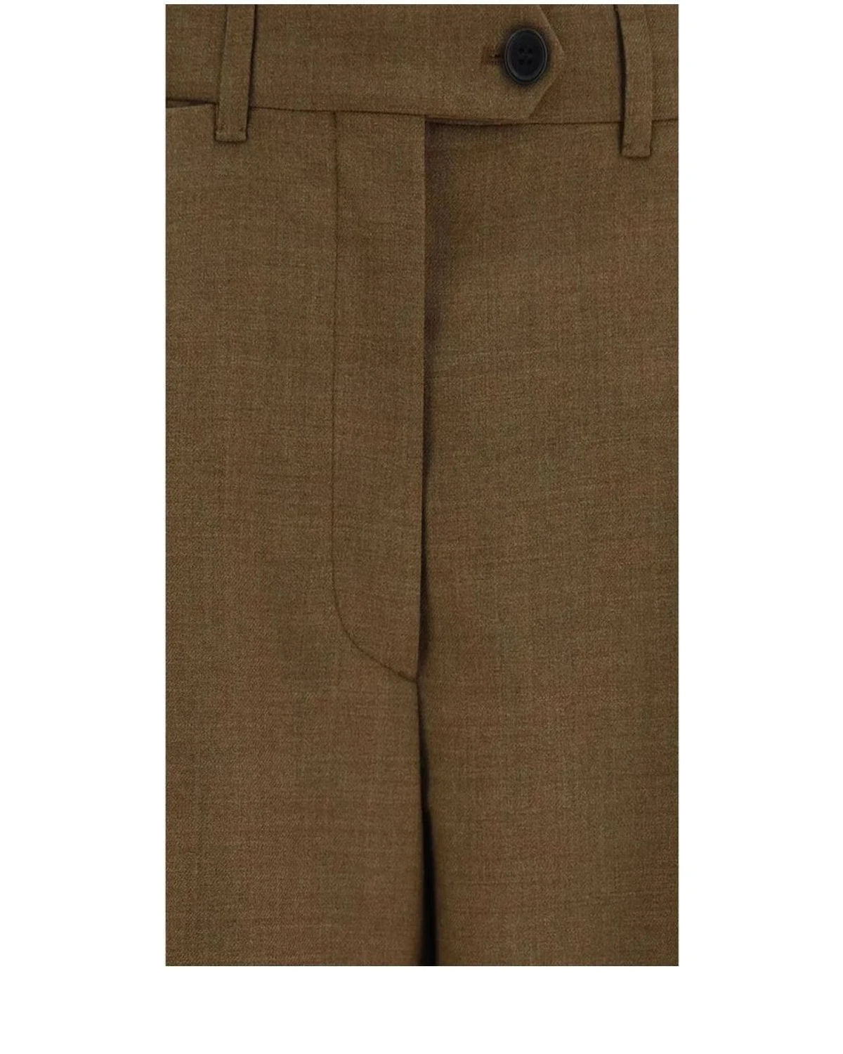 Prada Trouser in brown, Merino Wool — view 3