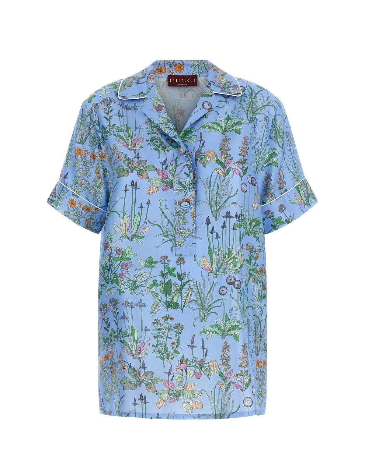 Gucci Dress Shirt in blue, Silk