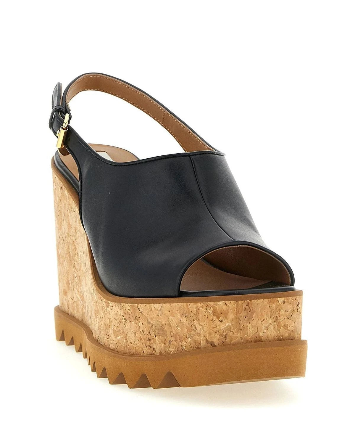 Stella McCartney Wedges in black, Organic Polyurethane — view 2