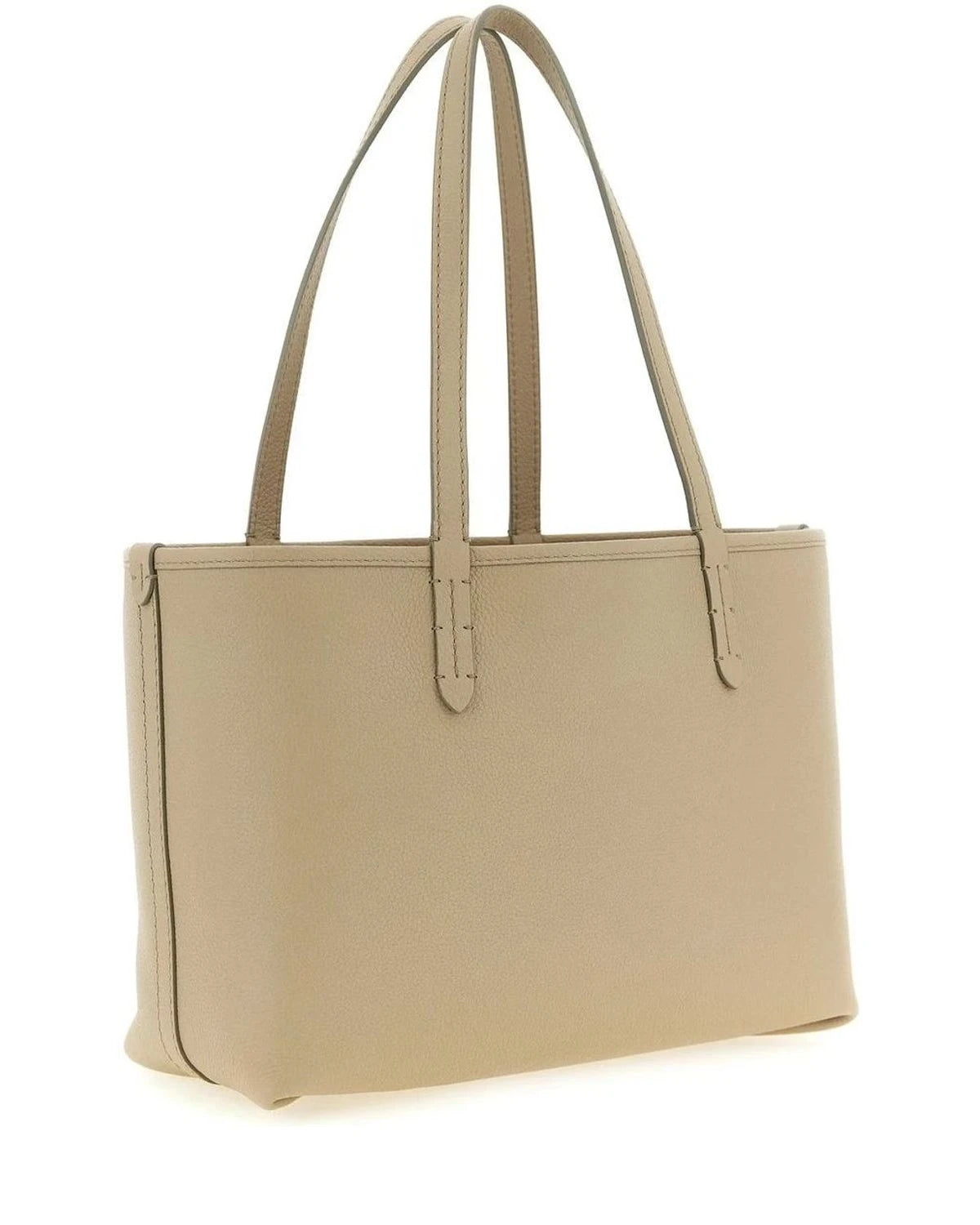 Burberry Tote Bag in beige, Calfskin Leather — view 2