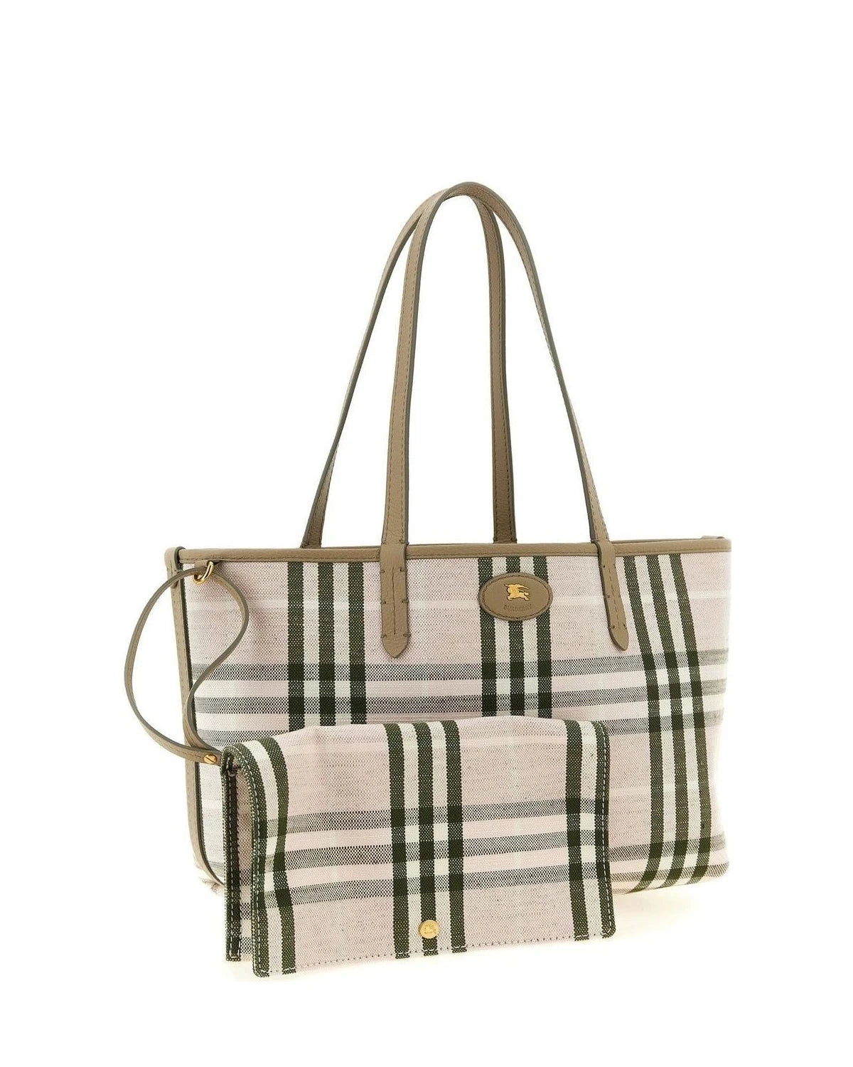 Burberry Tote Bag in beige, Calfskin Leather — view 3