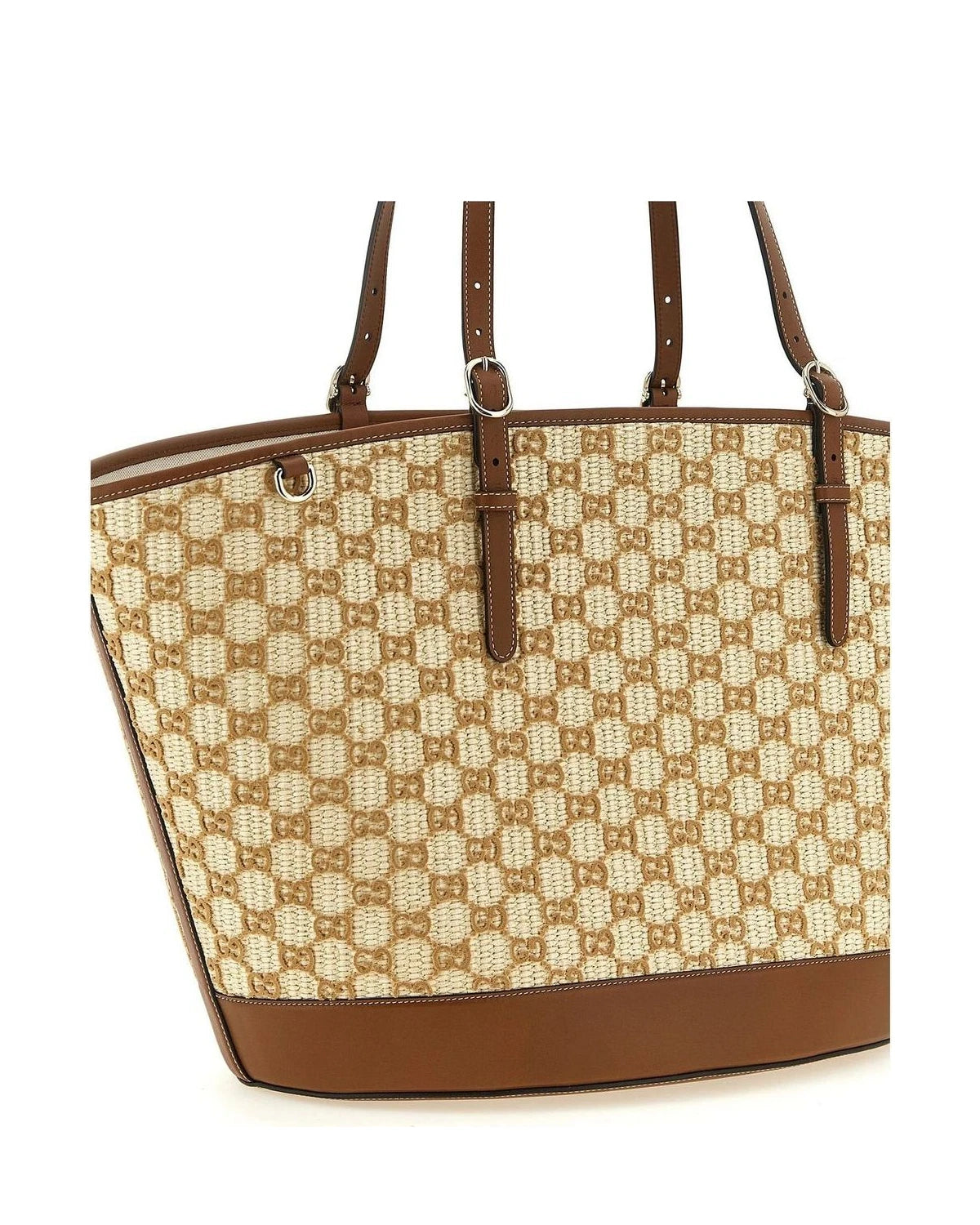Gucci Tote Bag in brown, Cotton — view 3