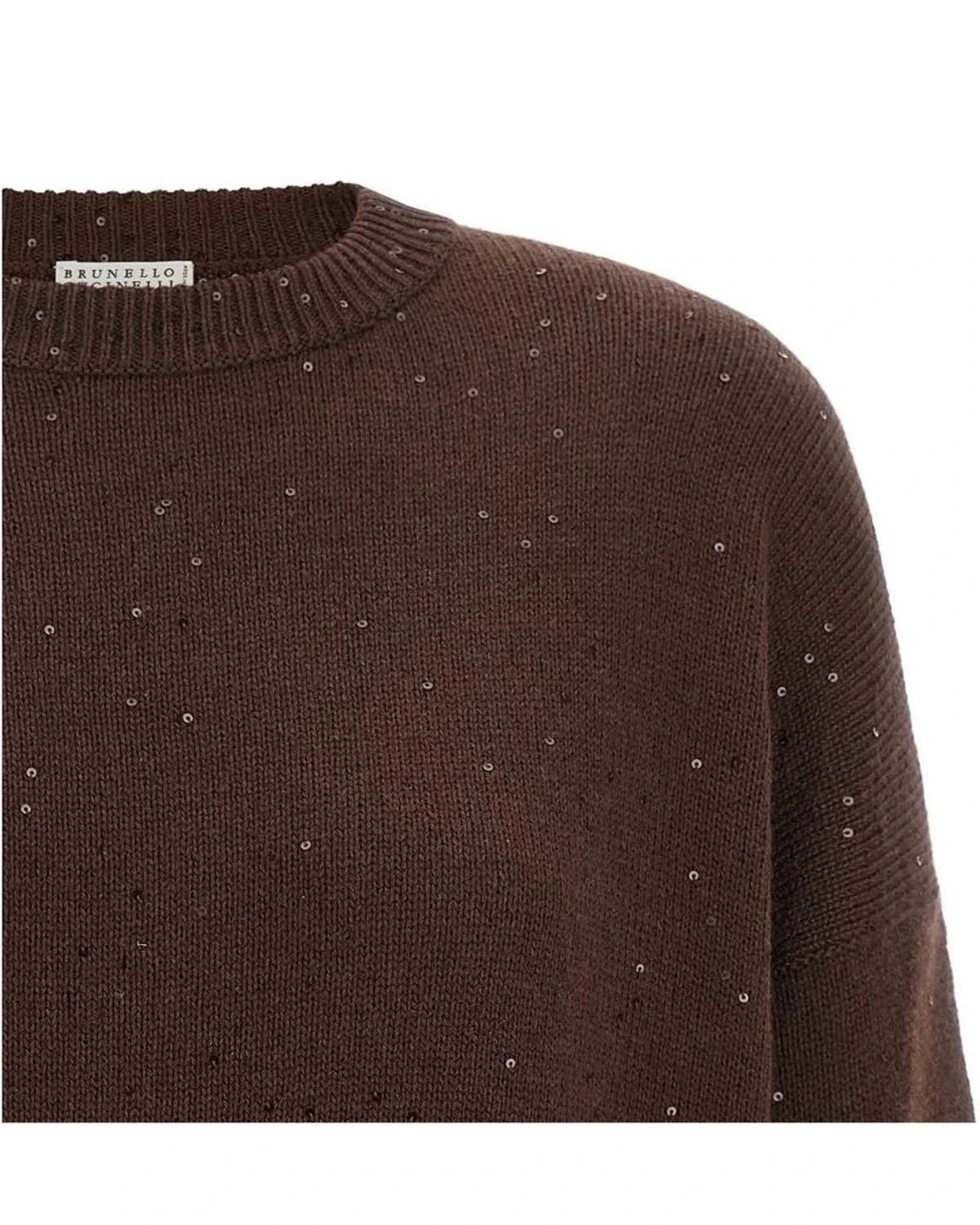 Brunello Cucinelli Sweater in brown, Cashmere — view 3