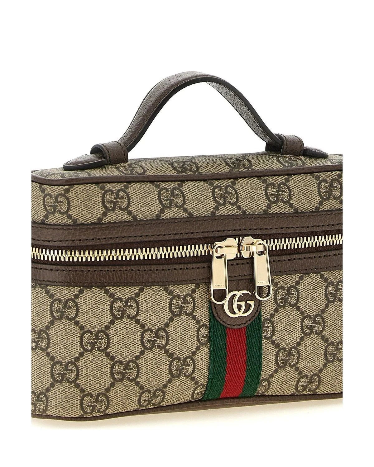 Gucci Toiletry Bag in beige, Polyurethane — view 3