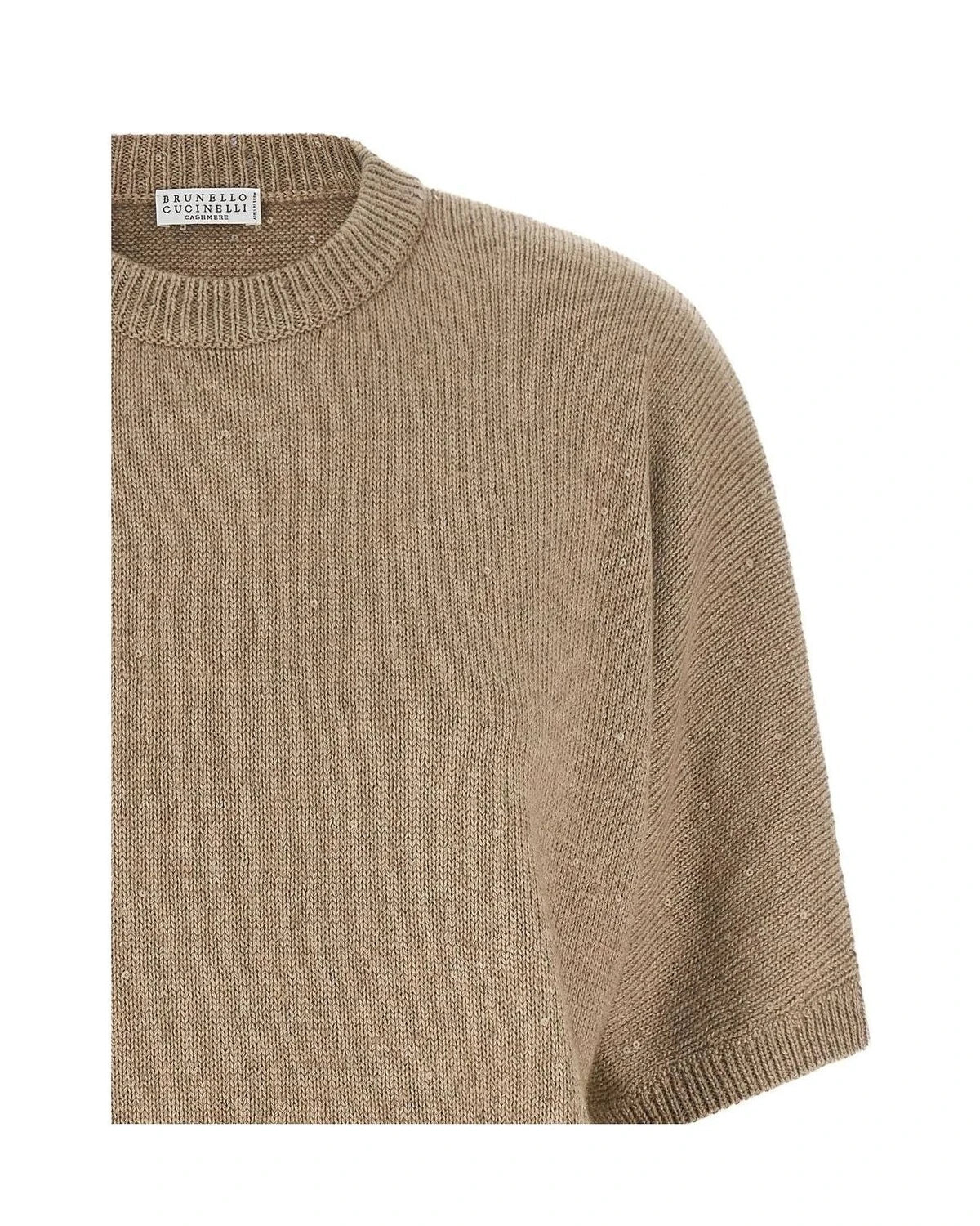 Brunello Cucinelli Sweater in beige, Cashmere — view 3