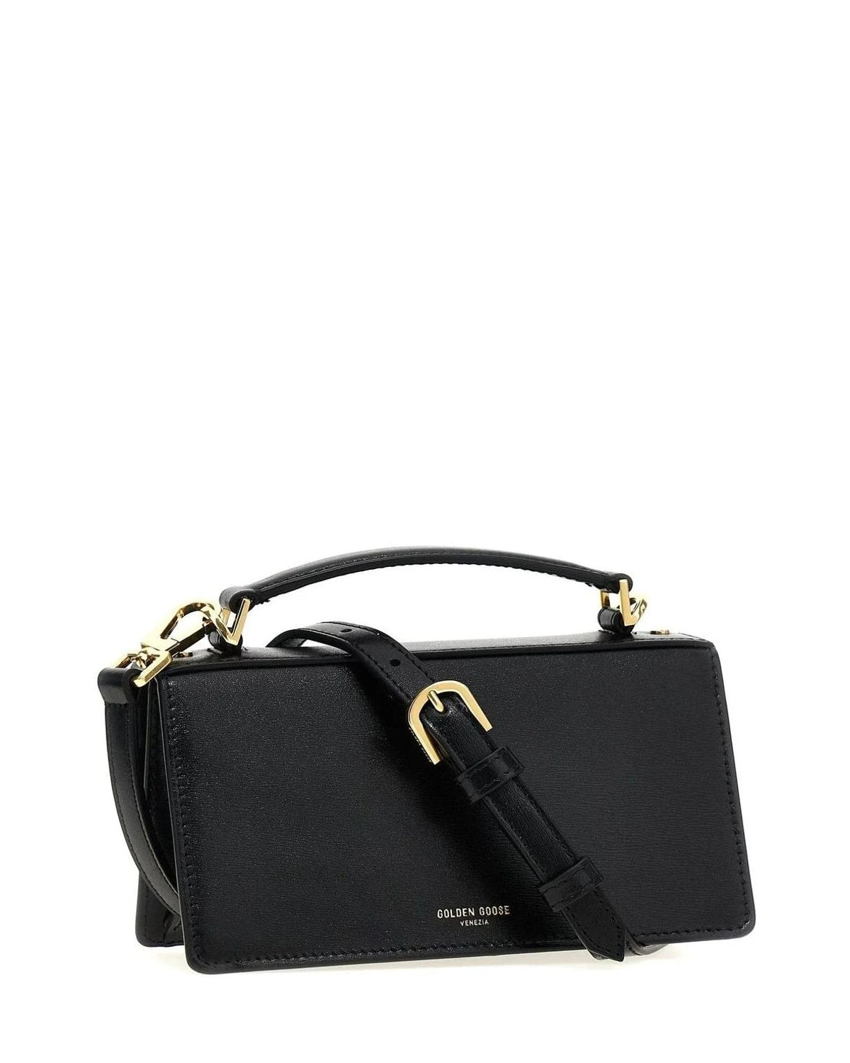 Golden Goose Baguette Handbag in black, Cow Leather — view 2