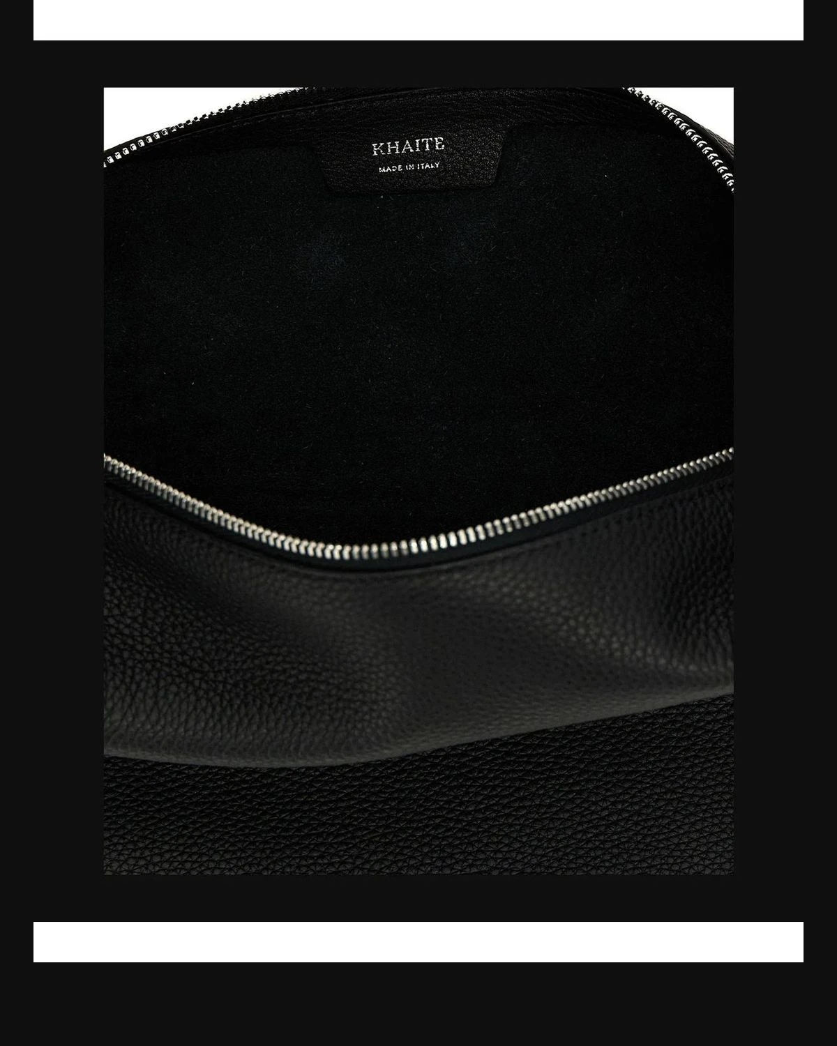 Khaite Hobo Bag in black, Calfskin Leather — view 4