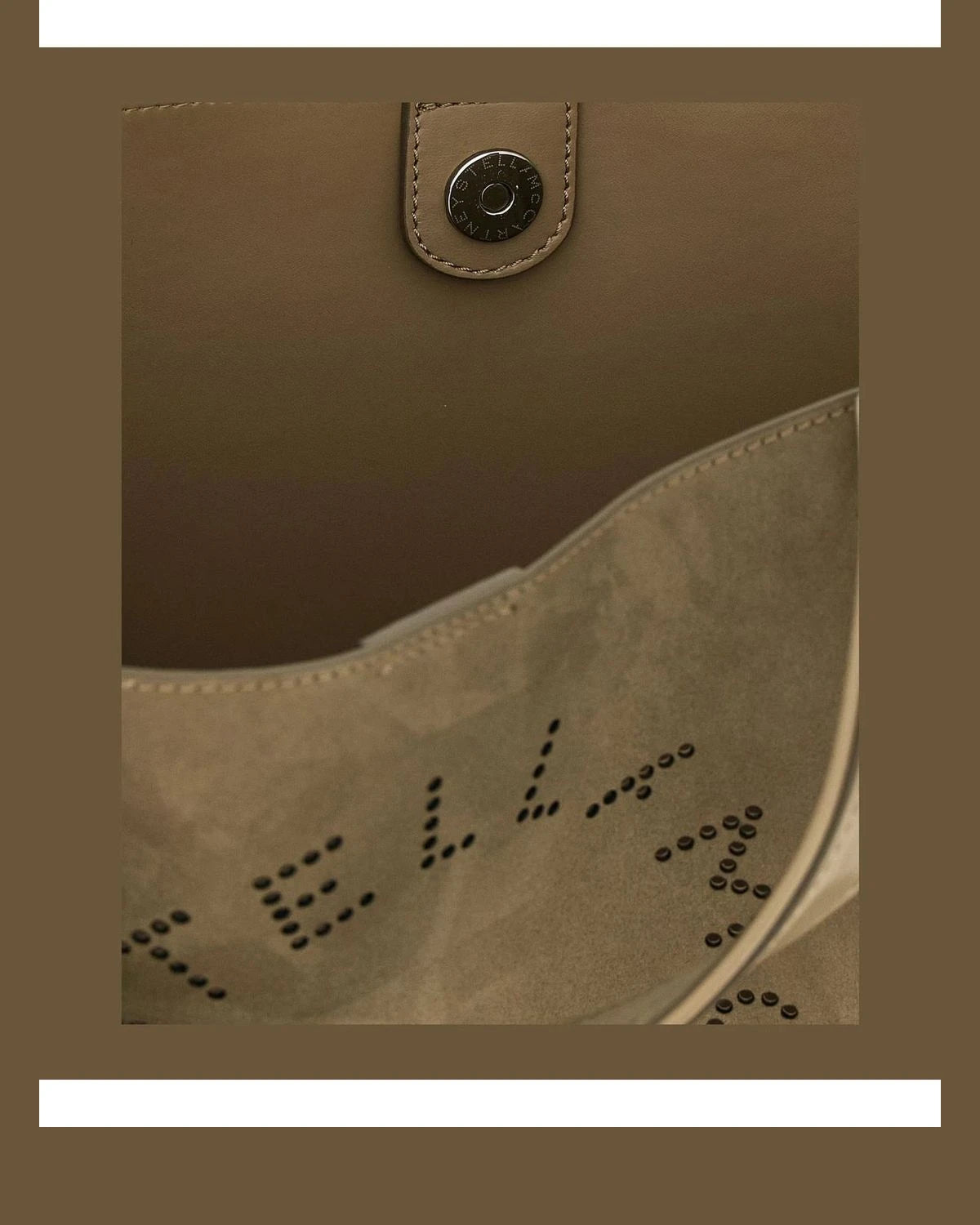 Stella McCartney Tote Bag in beige, Polyamide — view 4