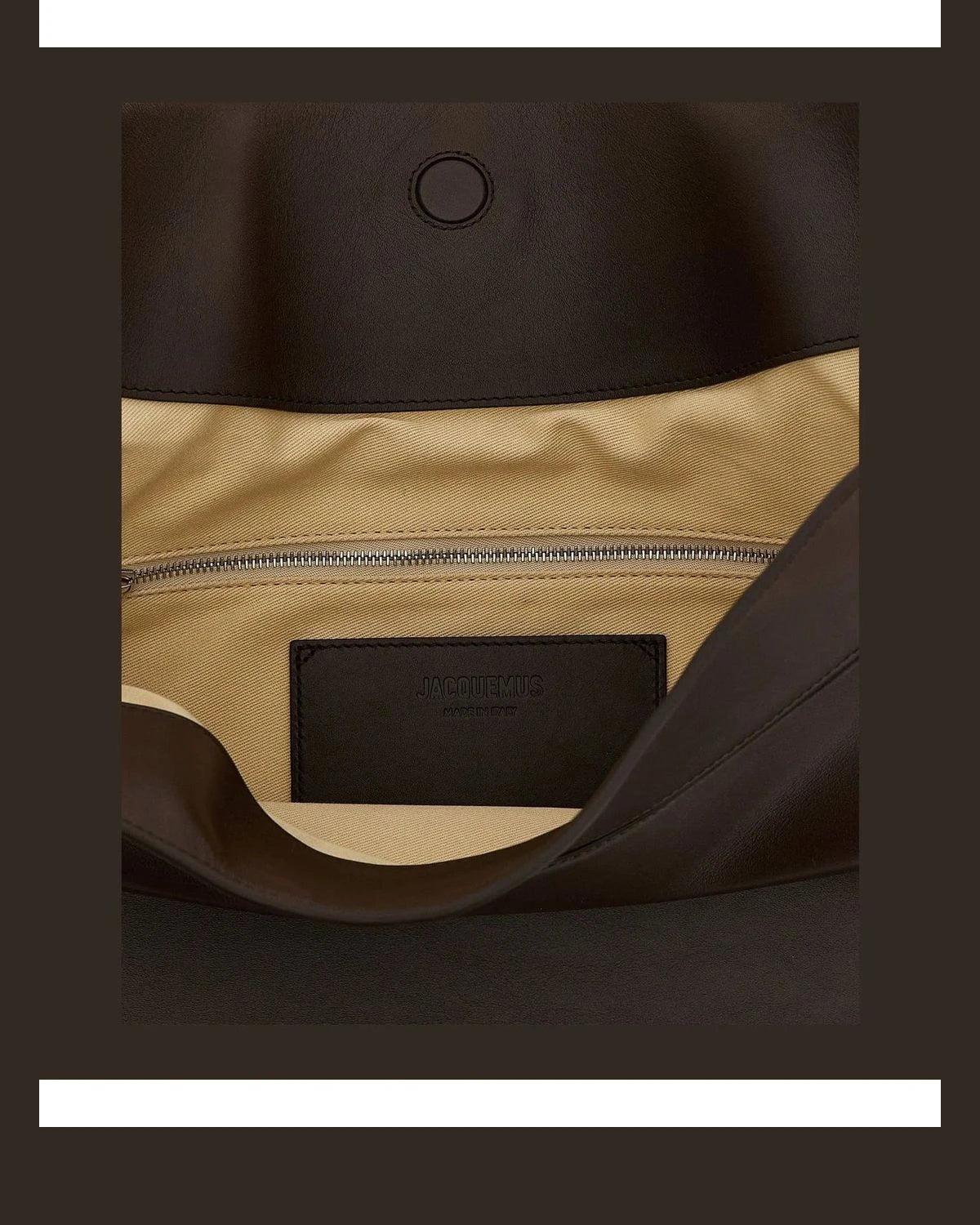 Jacquemus Shoulder Bag in brown, Calfskin Leather — view 4