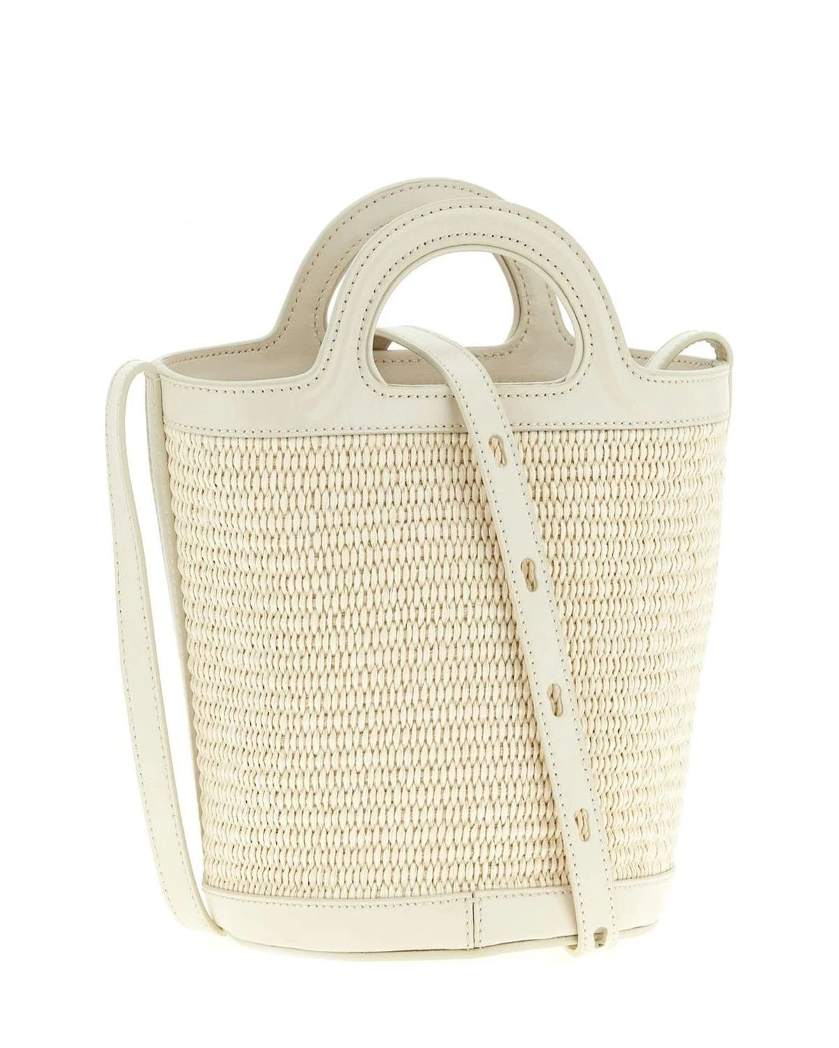 Marni Bucket Bag in white, Cotton β view 2
