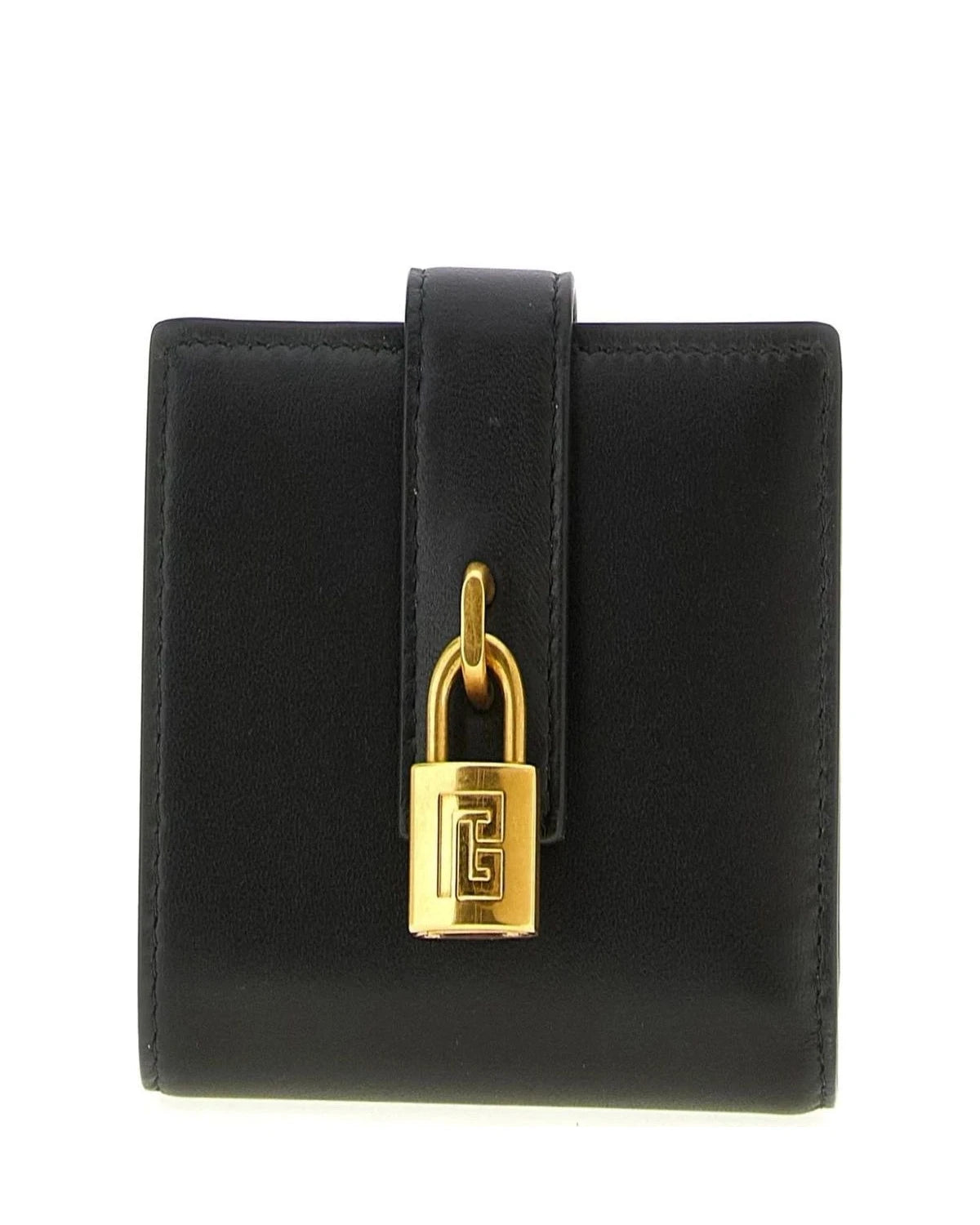 Balmain Wallet in black, Lamb Leather