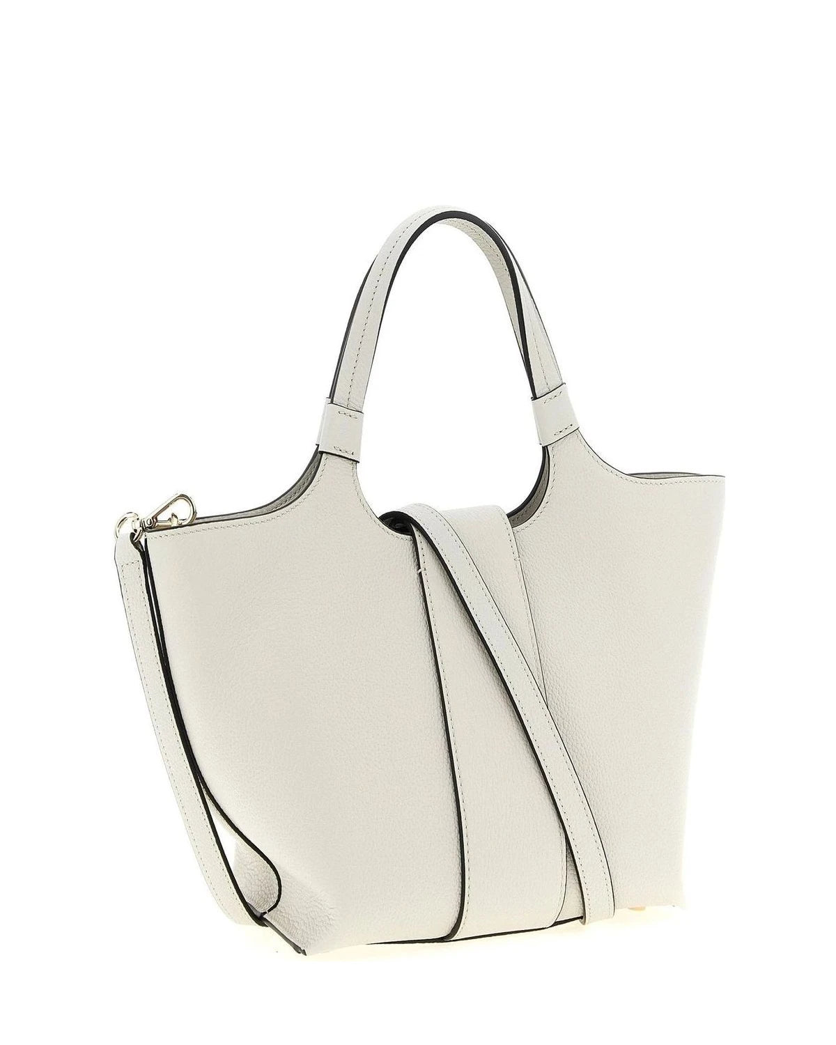 Roger Vivier Tote Bag in gray, Calfskin Leather — view 2
