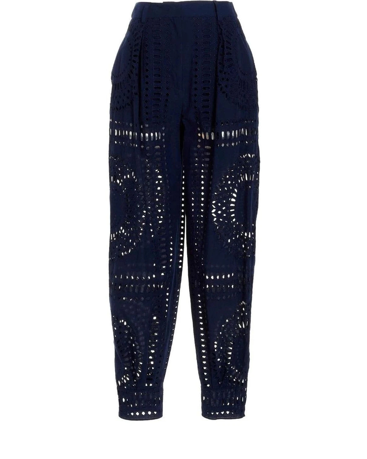 Alberta Ferretti Palazzo Pant in blue, Cotton