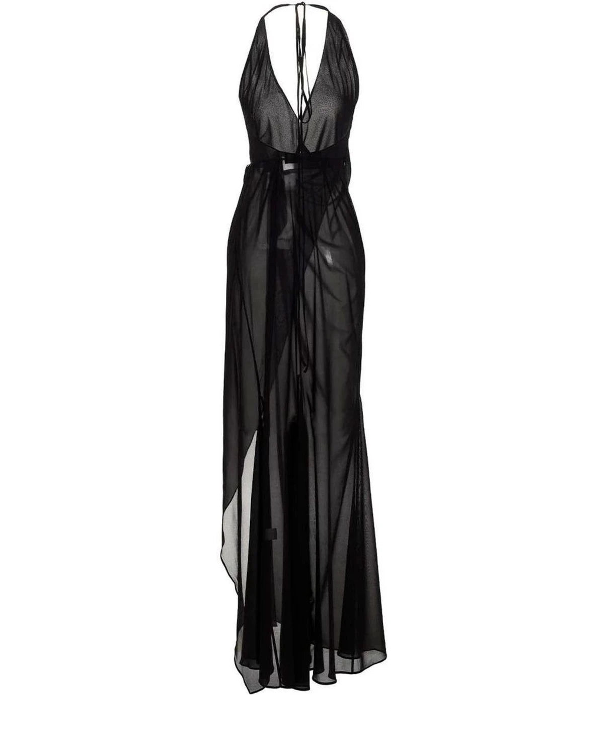 Louisa Ballou Dresse in black, Silk — view 2