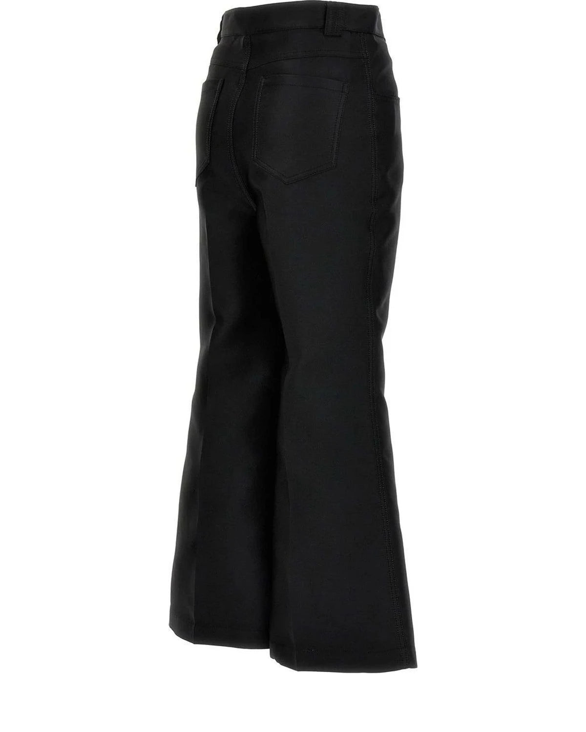 Giambattista Valli Palazzo Pant in black — view 4