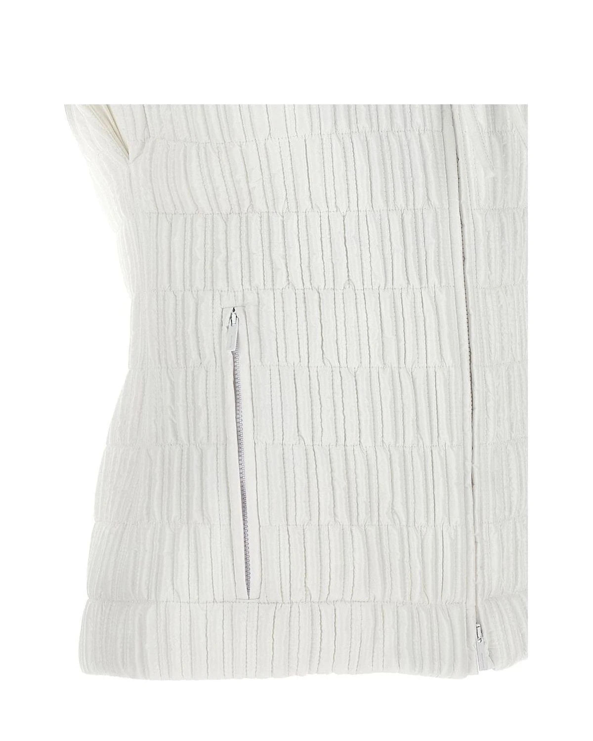 Ferragamo Vest in white, Polyamide — view 4