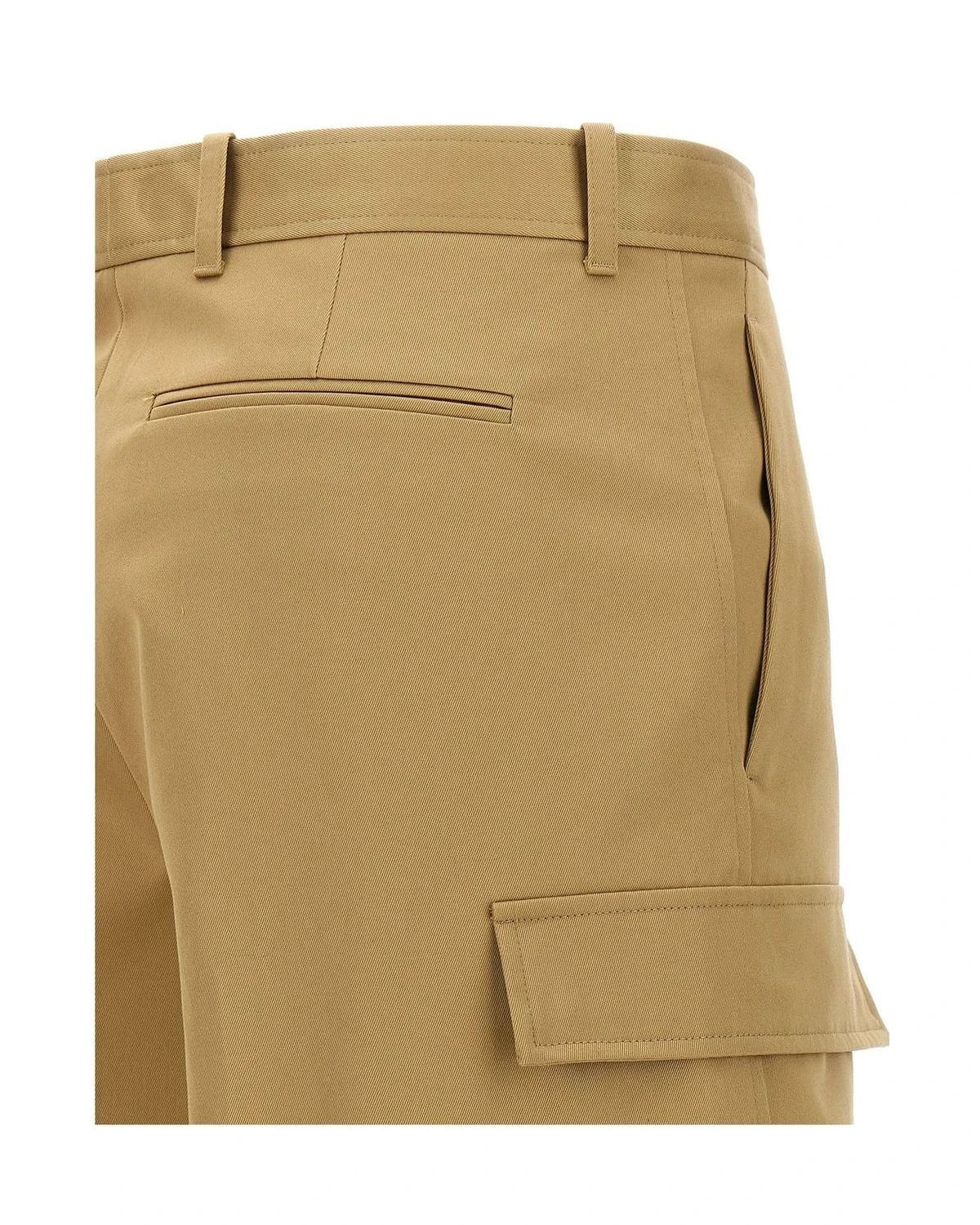 Versace Cargo Pant in beige, Cotton — view 4