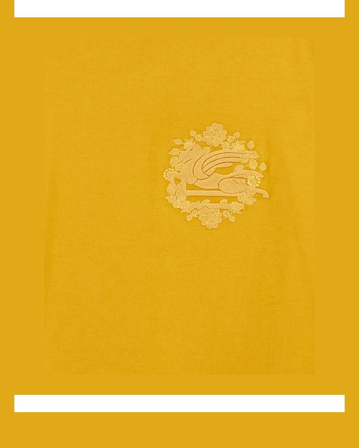 Etro T-Shirt in yellow — view 4