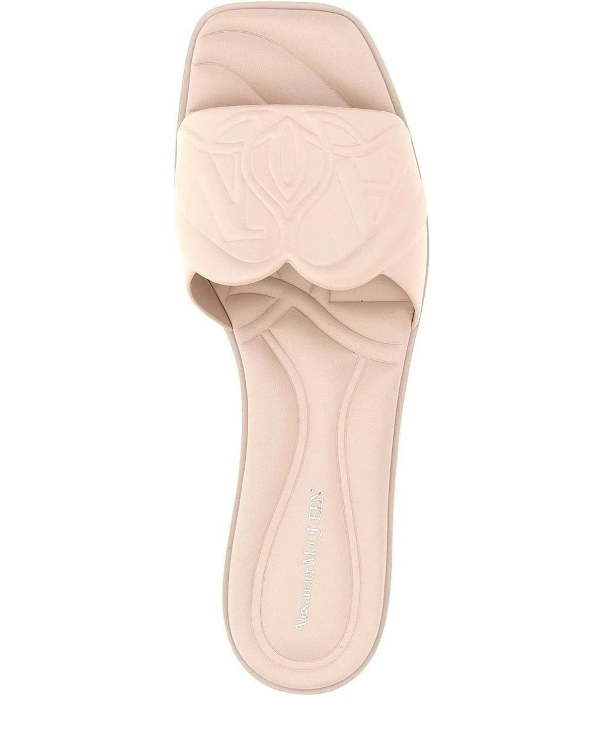 Alexander McQueen Slides in multicolor, Calfskin Leather — view 4