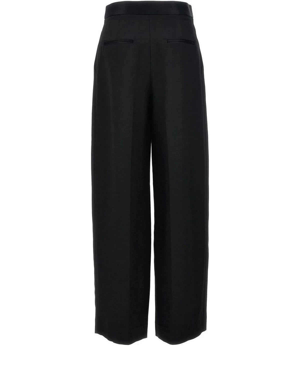 Khaite Trouser in black, Viscose — view 2