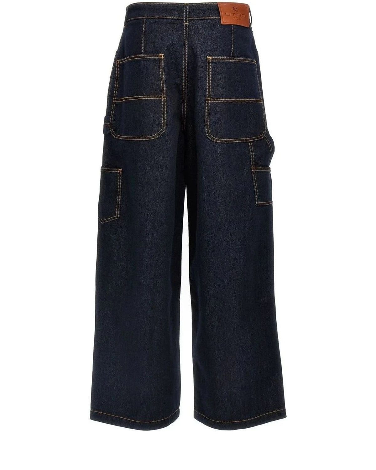 Etro Jean in blue, Cotton β view 2